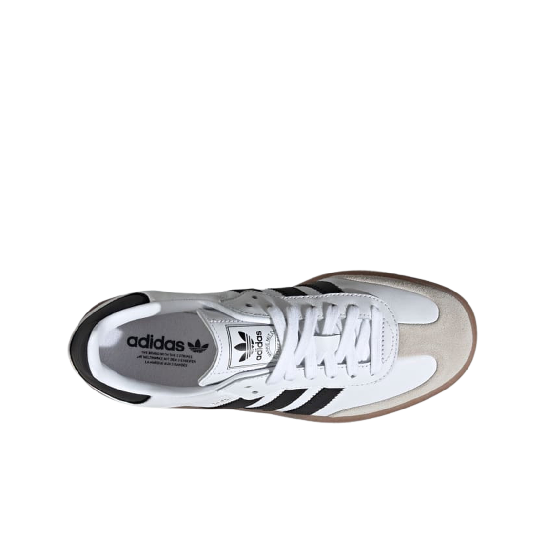 (W) 아디다스 삼배 클라우드 화이트 코어 블랙((W) Adidas Sambae Cloud White Core Black) - 2