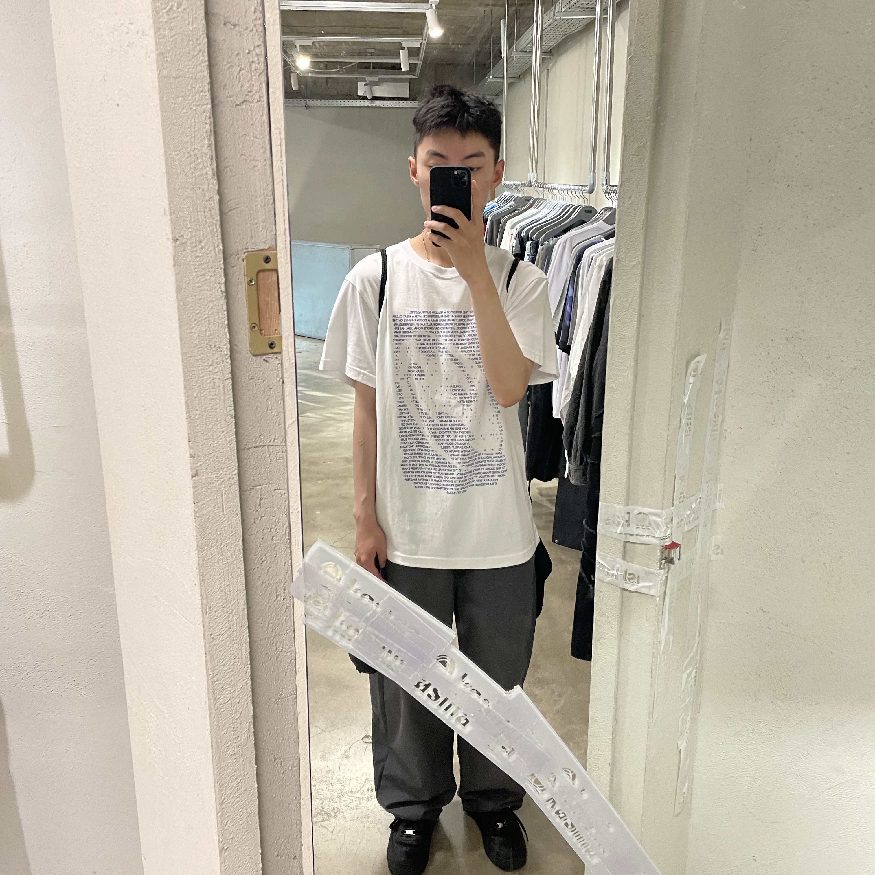 Sansan Gear Koesy Title Logo T-Shirt Sky Blue - 23SS 착용 스타일 - 3