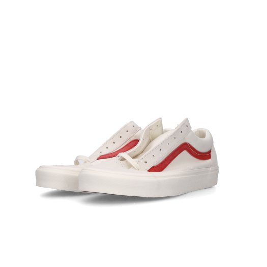 Vans Style 36 Marshmallow Racing Red