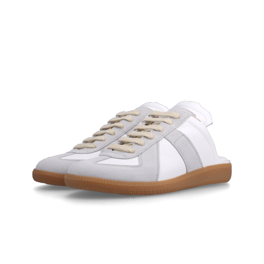 (W) Maison Margiela Replica Cut-Out Sneakers Light Grey