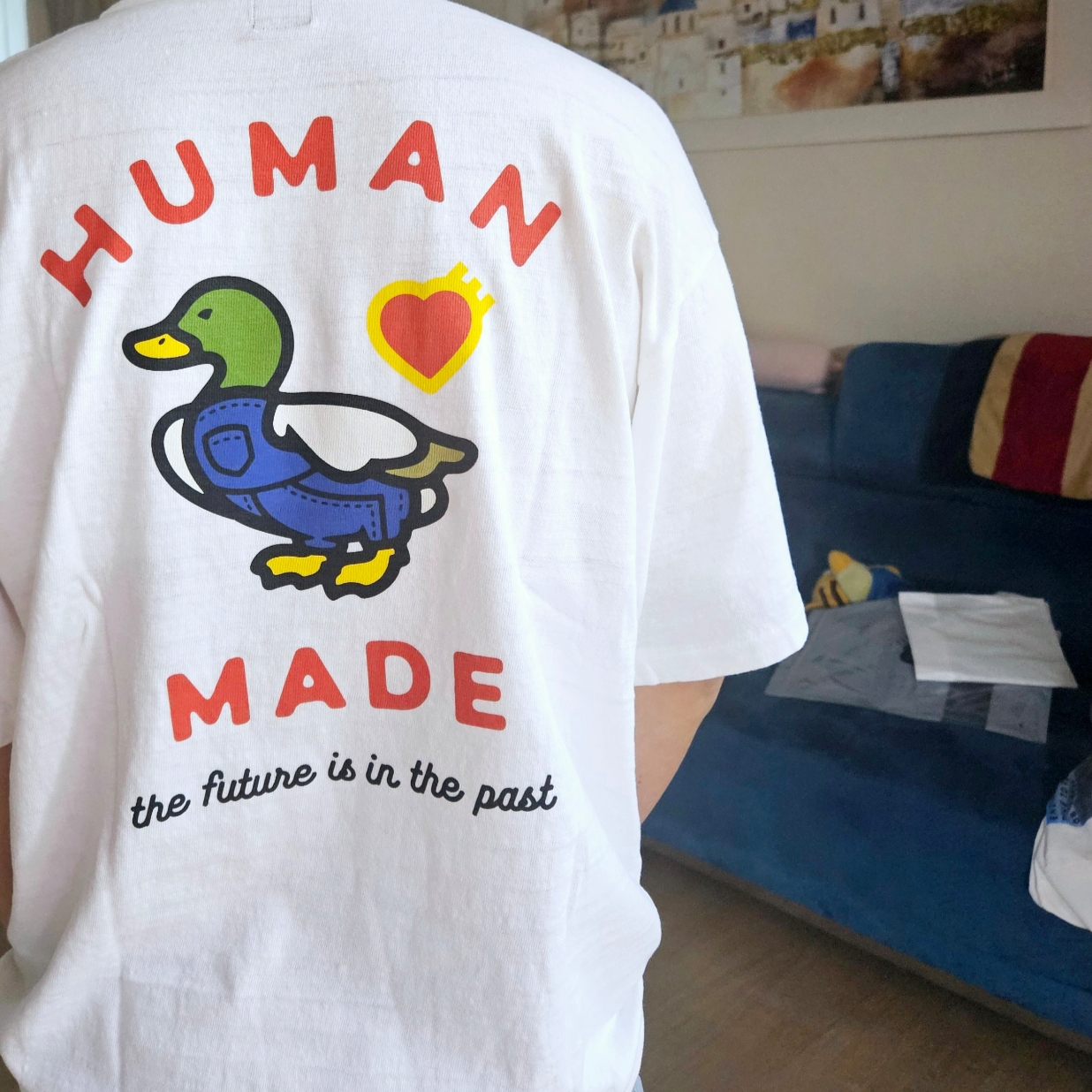 Human Made Graphic T-Shirt #1 White 착용 스타일