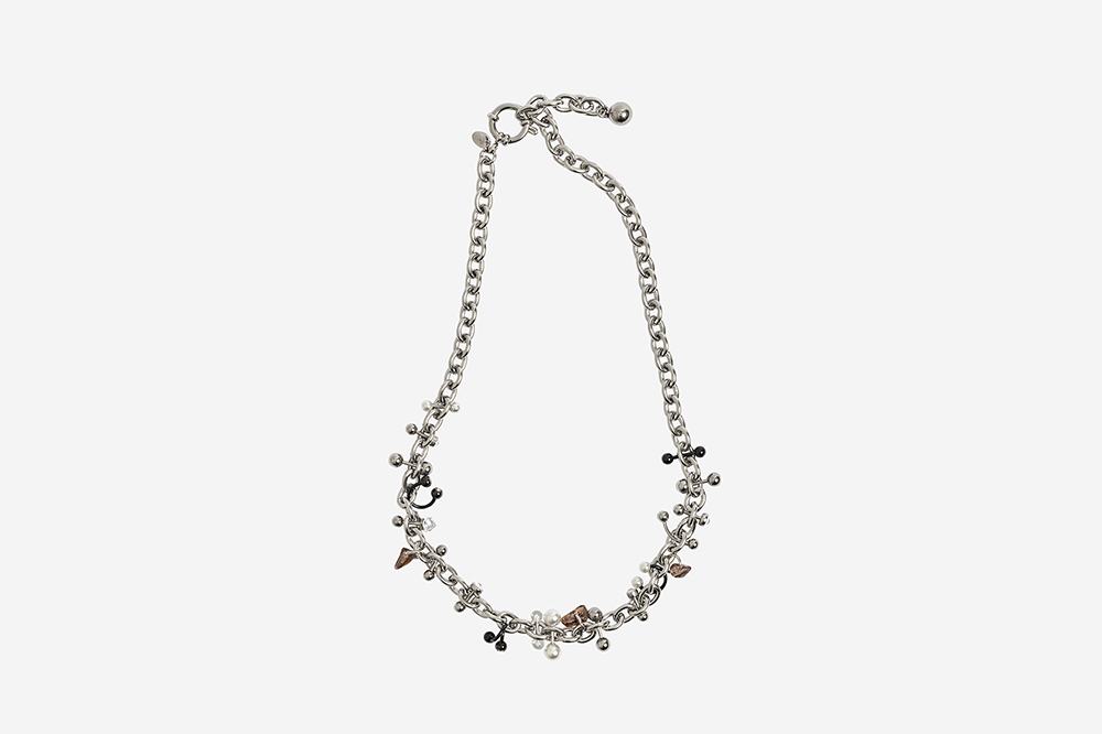 HYPNOTIZE★韓国★人気★BALL CONNECTING PIERCING NECKLACE 힙노타이즈 피어싱 네클리스 | HYPNOTIZE | KREAM