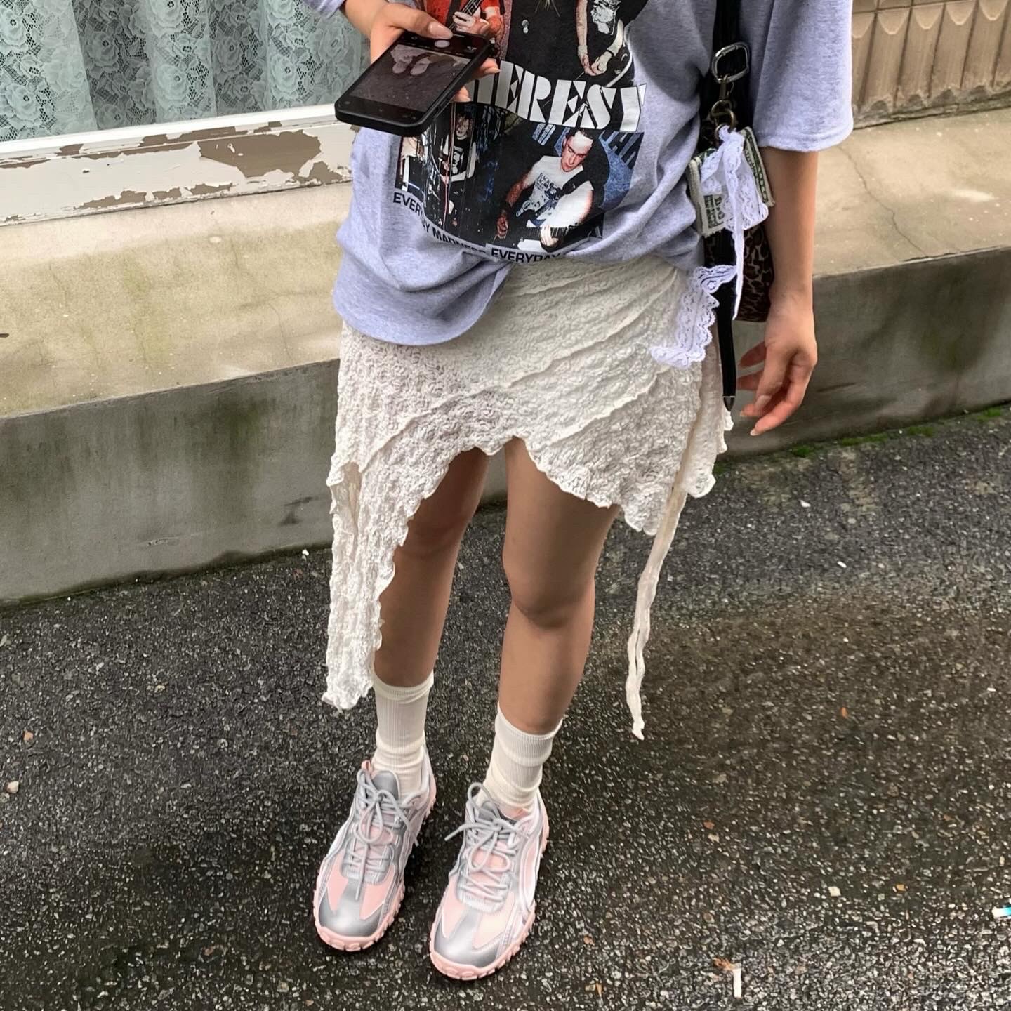 Fila Echappe MS Silver Moon 착용 스타일 - 2