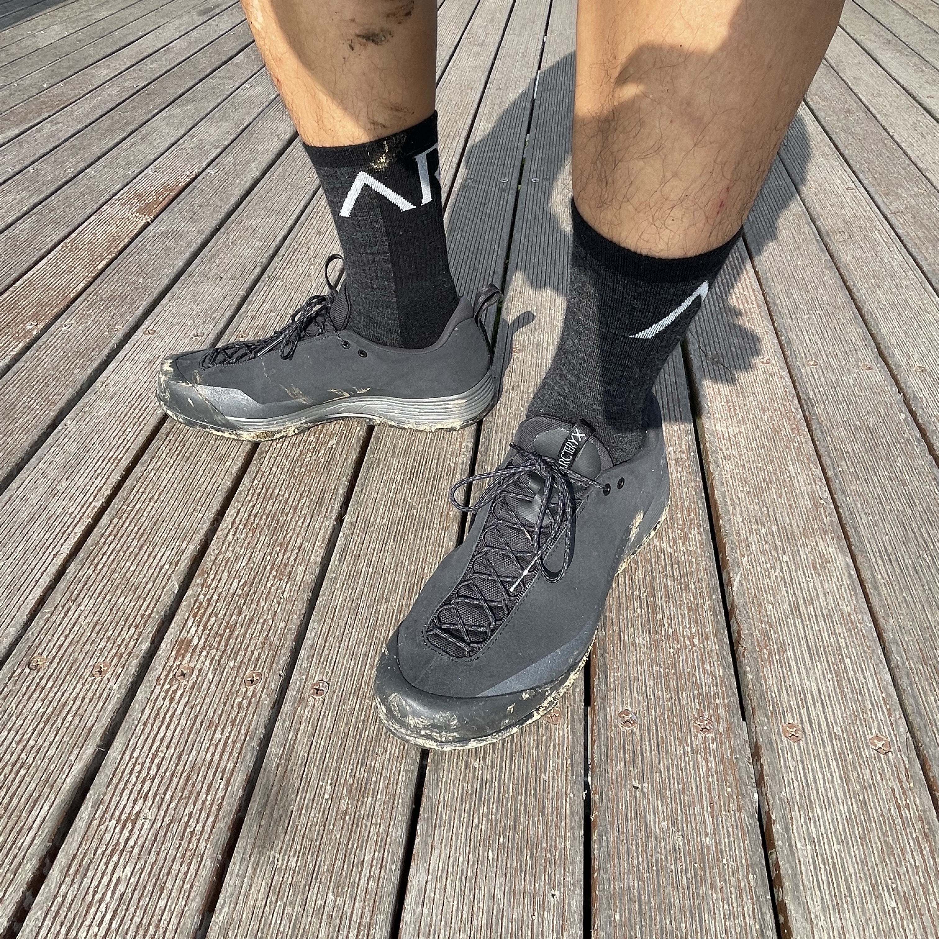 Arc'teryx Konseal FL 2 Leather GTX Black 착용 스타일
