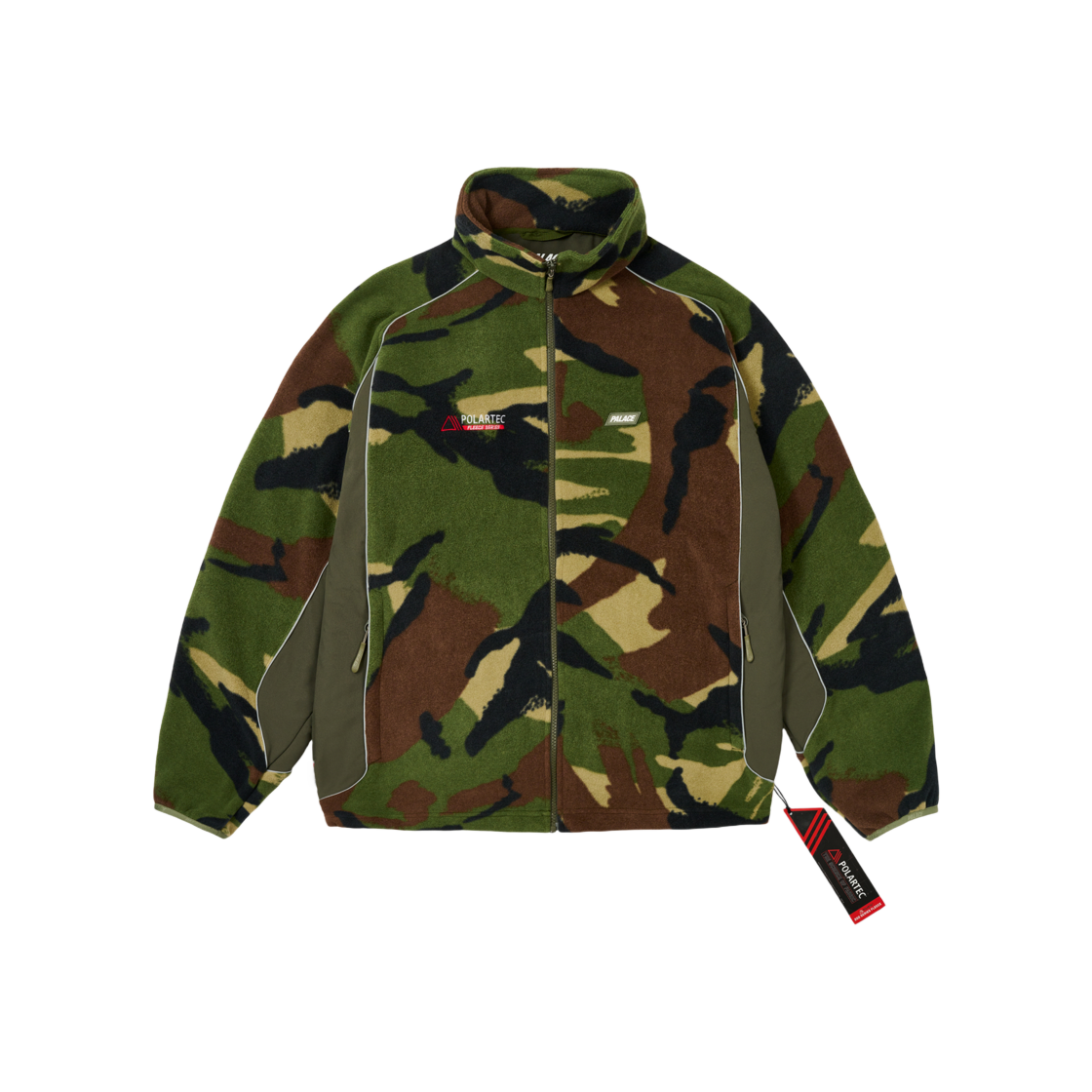 Palace Polartec 3M Track Jacket Woodland DPM - 24FW 상세 이미지 1