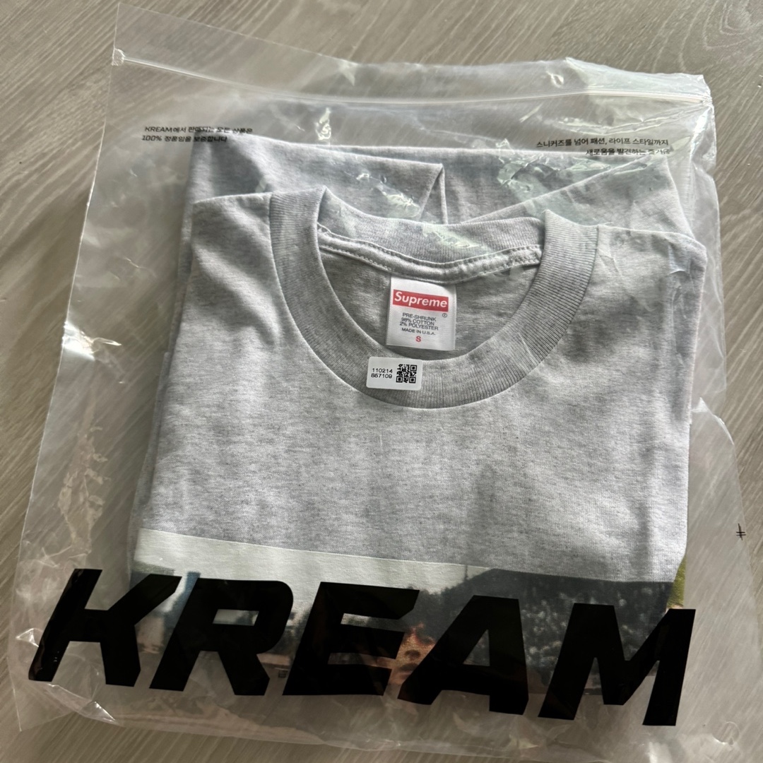 Supreme Maradona T-Shirt Ash Grey - 24SS 착용 스타일 - 1