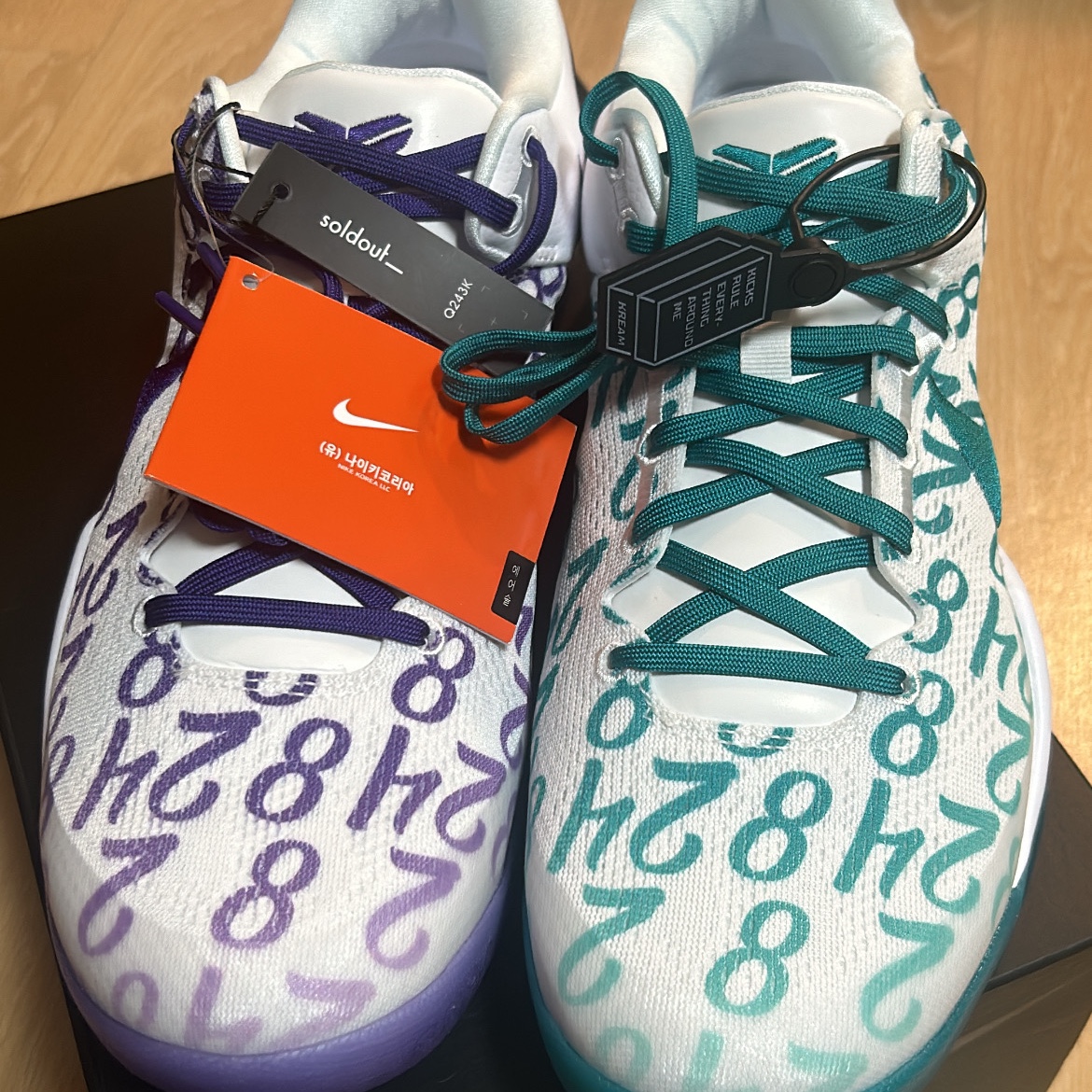 Nike Kobe 8 Protro Aqua 착용 스타일
