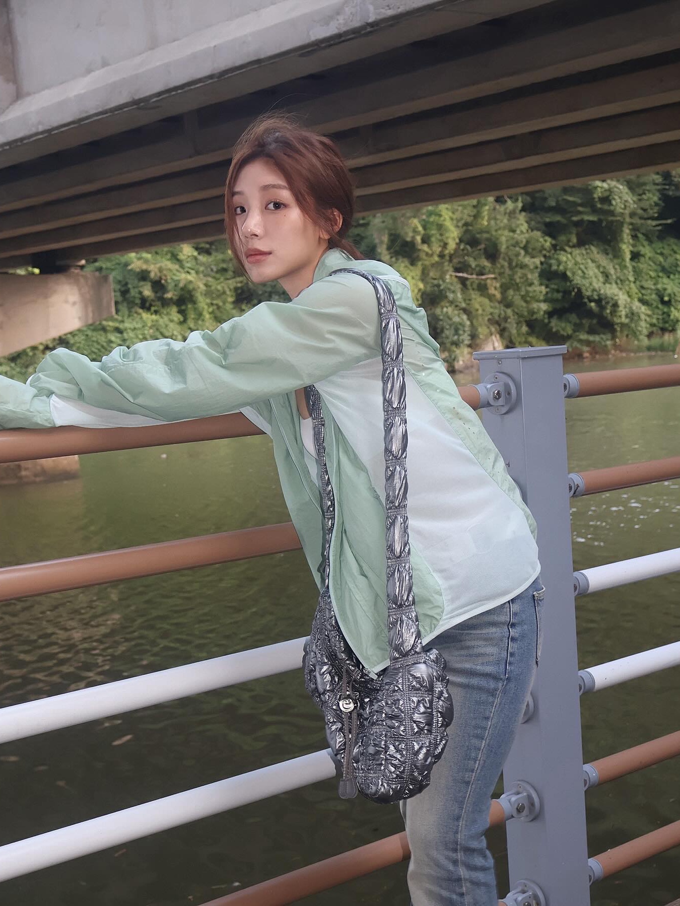 MESH JACKET [GREEN]_24SS | SAN SAN GEAR Sansan gear 24ss crosshair