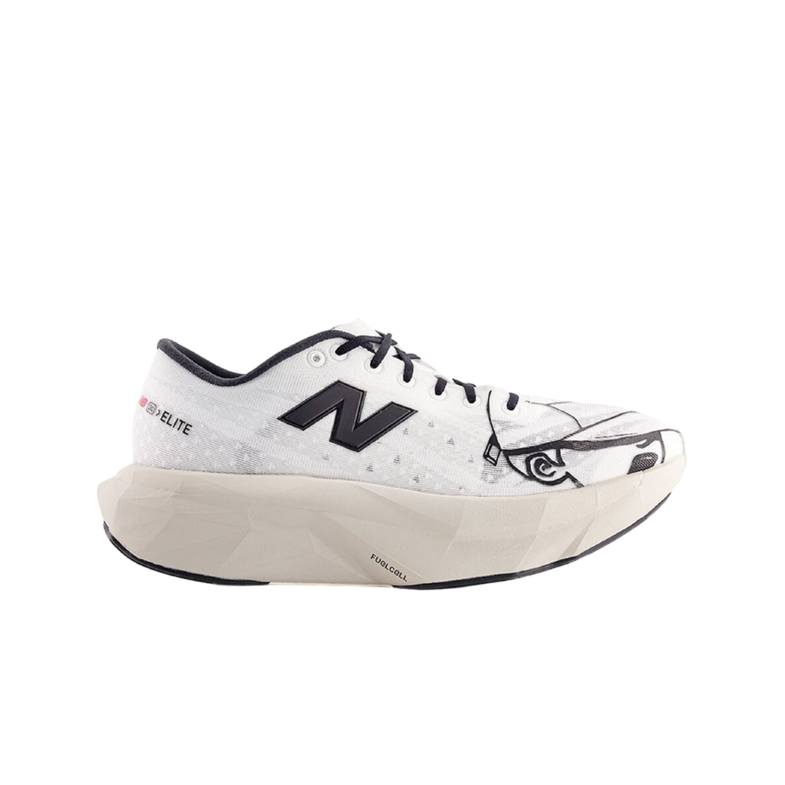 뉴발란스 x 페이퍼보이 SC 엘리트 V4 137’’ 화이트 블랙(New Balance x Paperboy SC Elite V4 137’’ White Black)