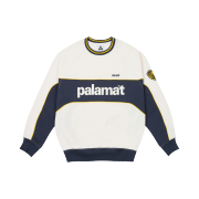 Palace Palamat Crew White Navy - 24FW