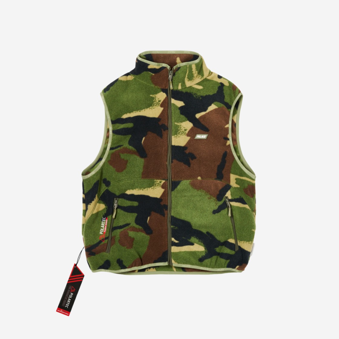 Palace Polartec Vest Woodland DPM - 24FW 상세 이미지 1