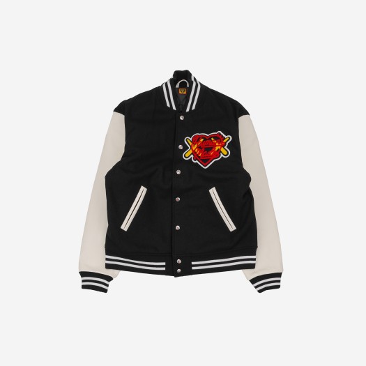 Human Made x Kaws Varsity Jacket #1 Black