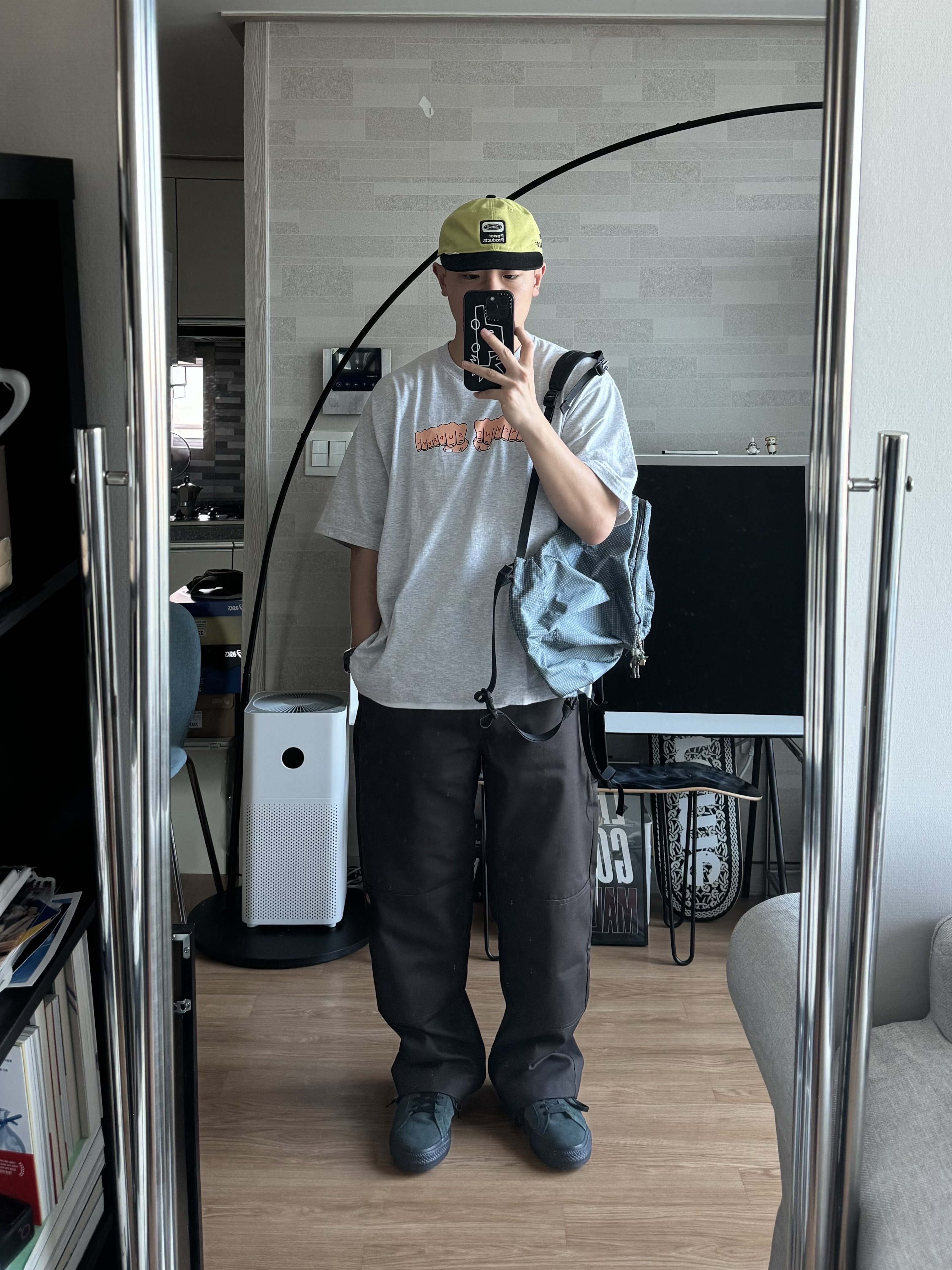 Supreme x Toy Machine Fist T-Shirt Ash Grey - 24SS, Arc'teryx Konseal 15 Backpack Neptune 착용 스타일 - 3