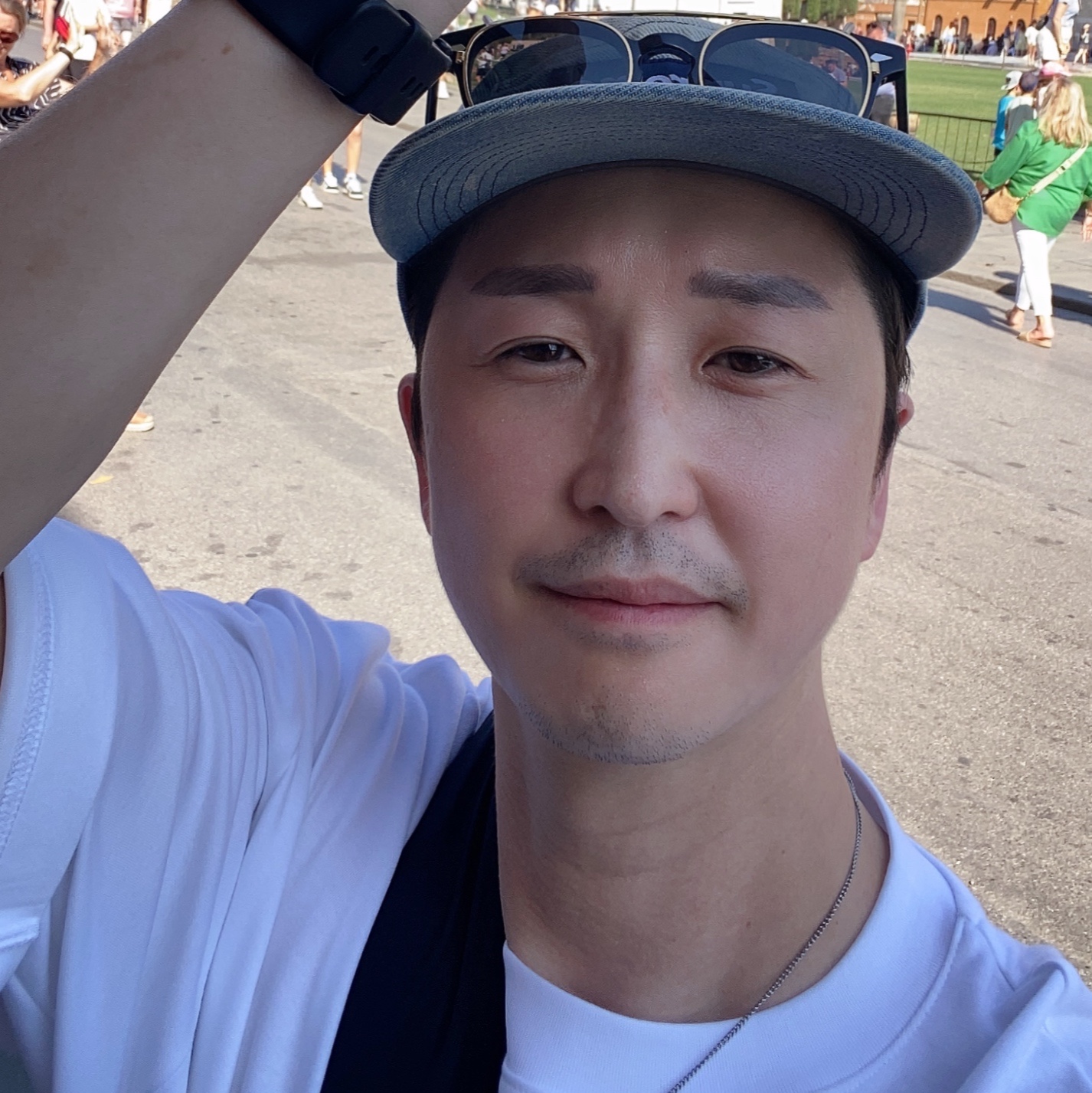 Supreme Washed Chino Twill Camp Cap Dirty Indigo - 24SS 착용 스타일