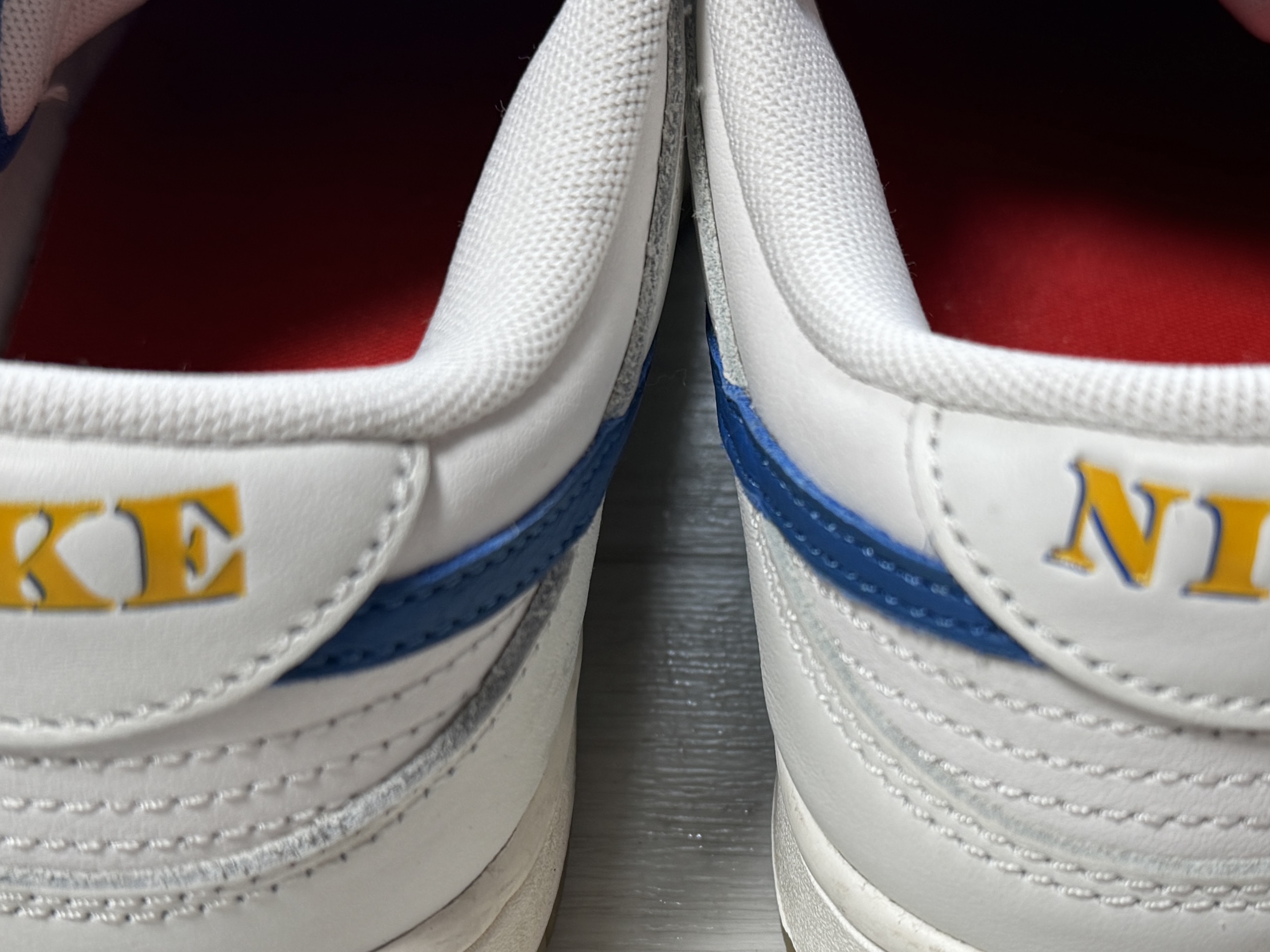 Nike Dunk Low SE Sail Dark Marina Blue 착용 스타일