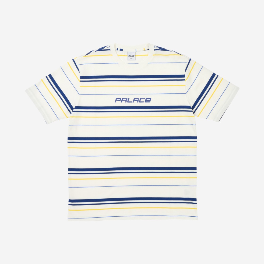 Palace Multi Striper T-Shirt White - 24FW 상세 이미지 1