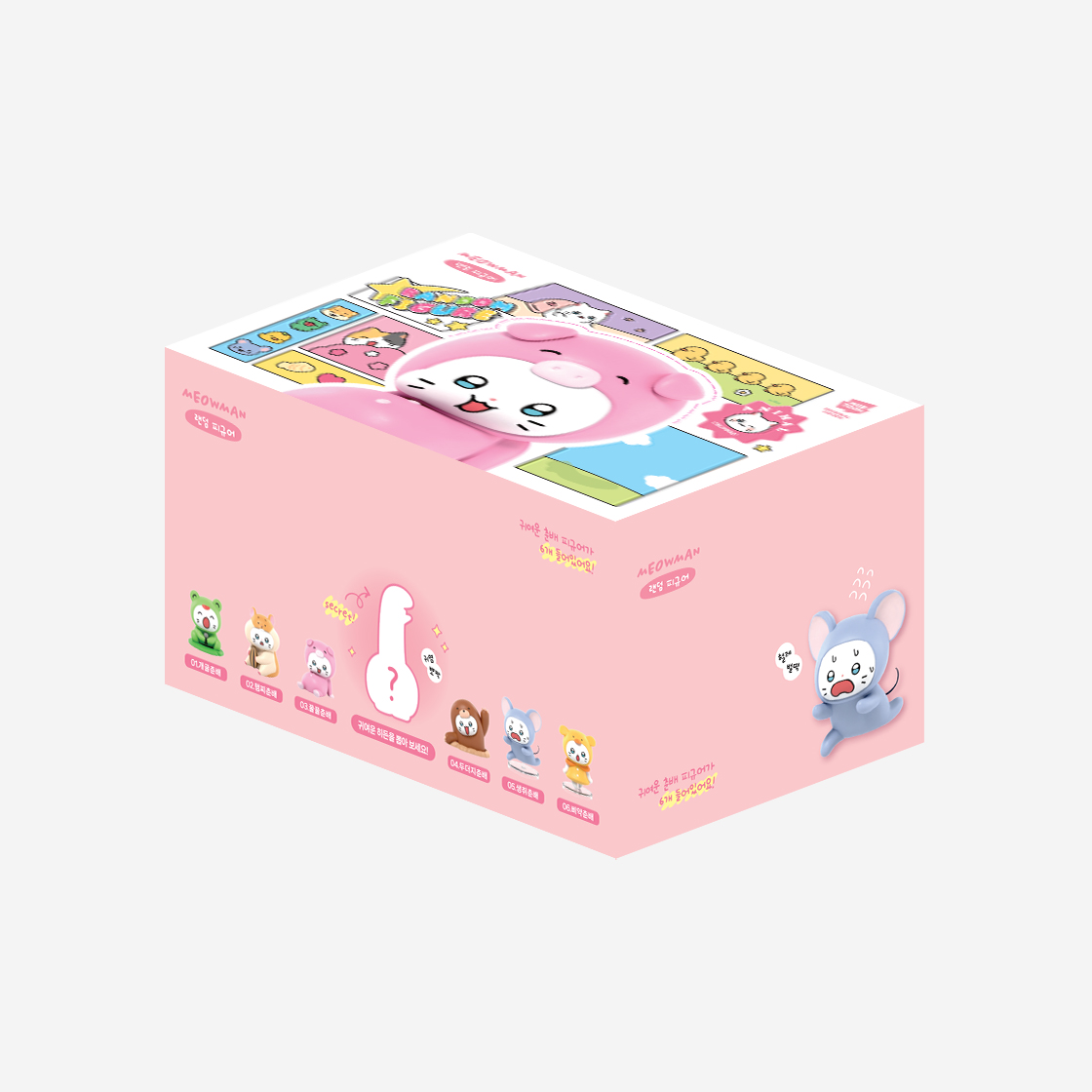 냐한남자 랜덤 피규어 (6종 SET)(Meow Man Random Figure (SET)) - 2
