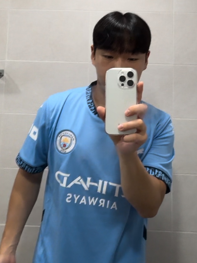 Puma Manchester City 2024/25 Home Jersey Team Light Blue (Non Marking Ver.) 착용 스타일 - 2