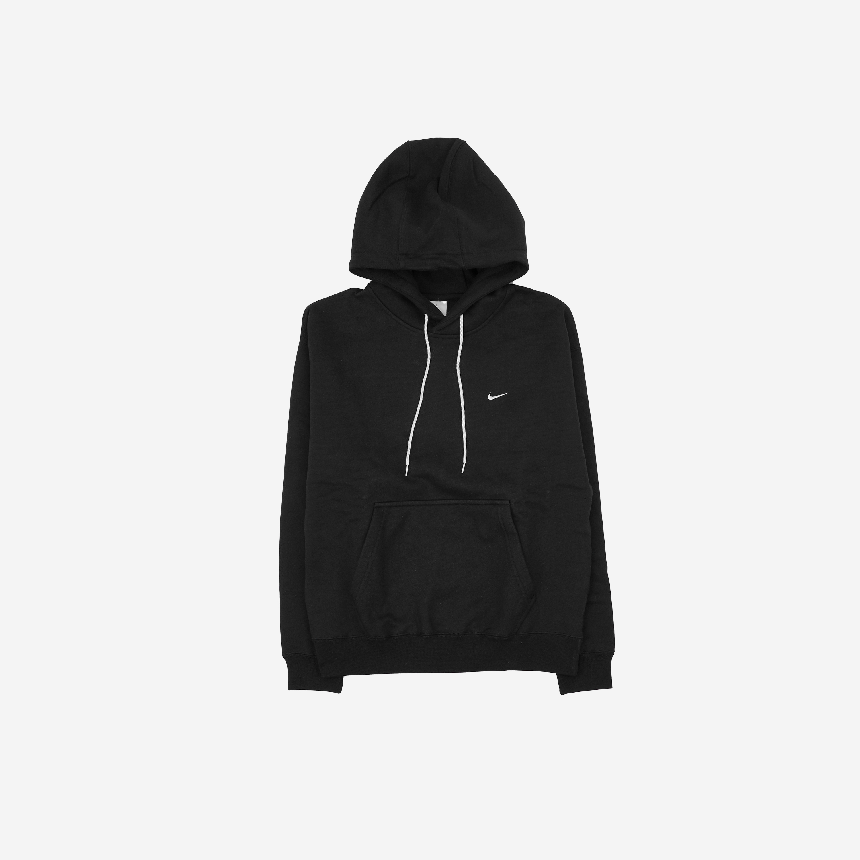 Nike NRG Solo Swoosh Fleece Hoodie Black White - Asia
