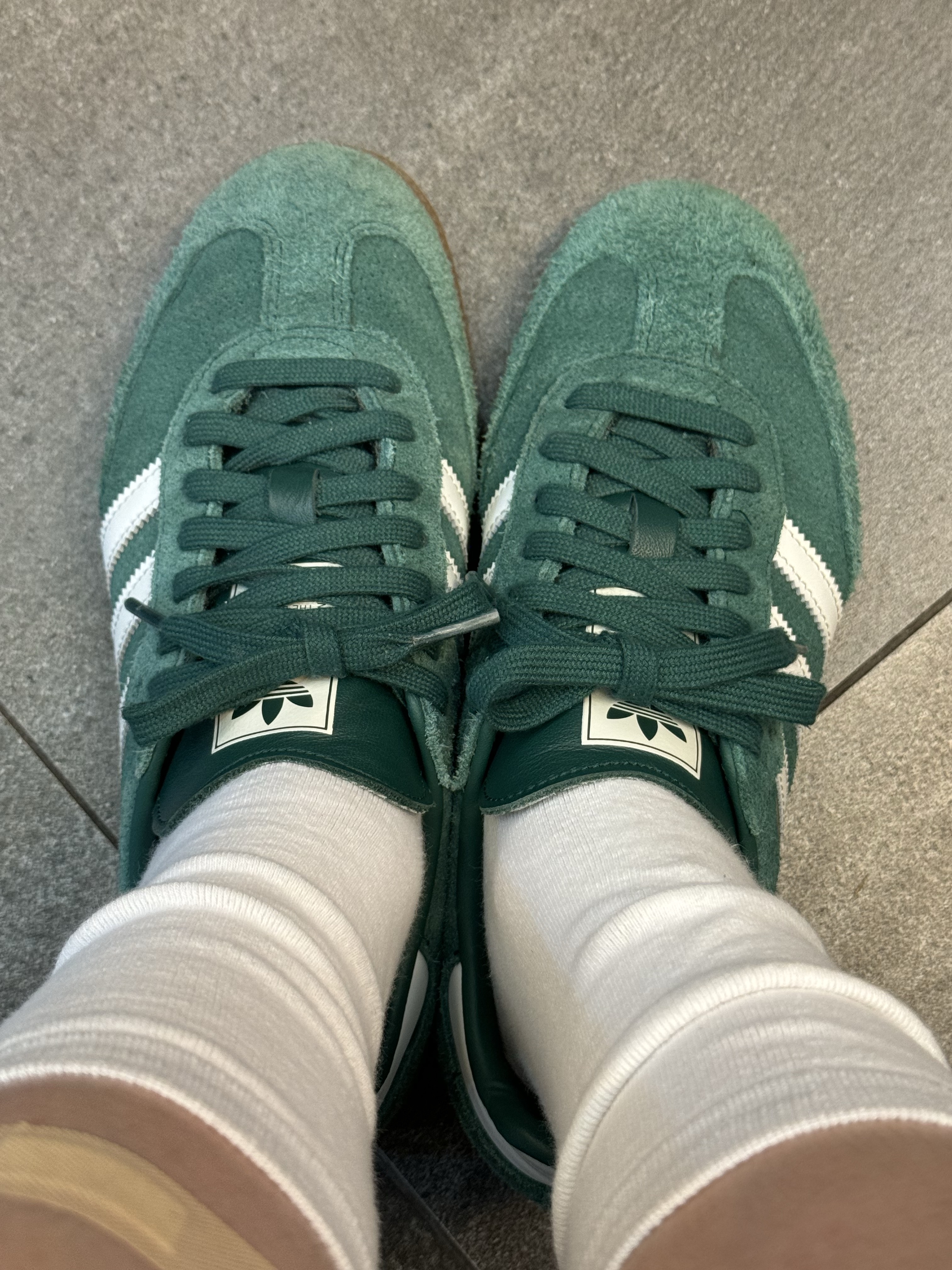 Adidas Samba OG Collegiate Green 착용 스타일