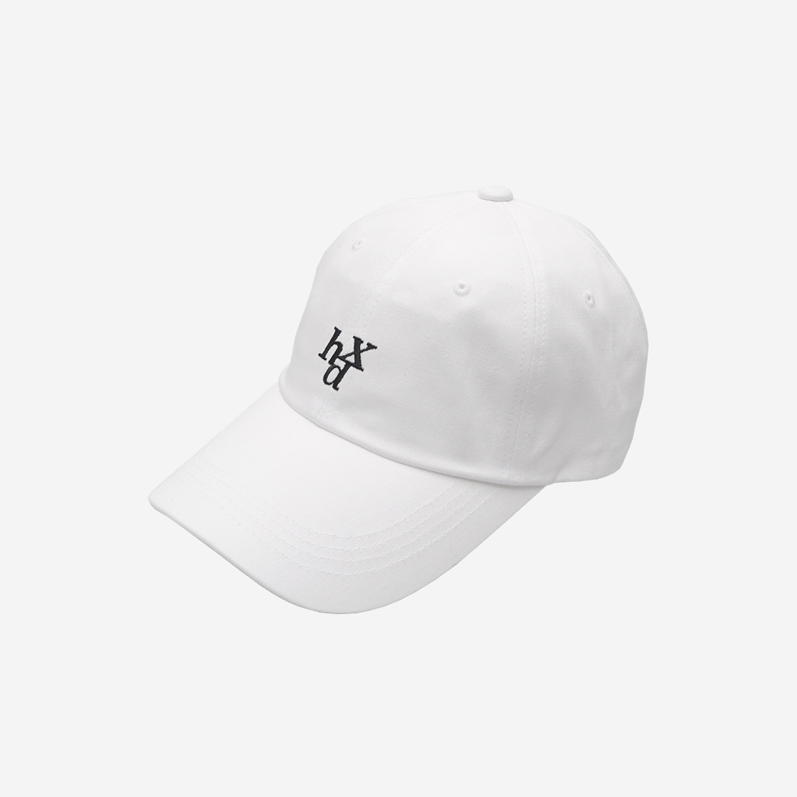 HD21SHT009_white HDEX Signature Small Logo Ball Cap White