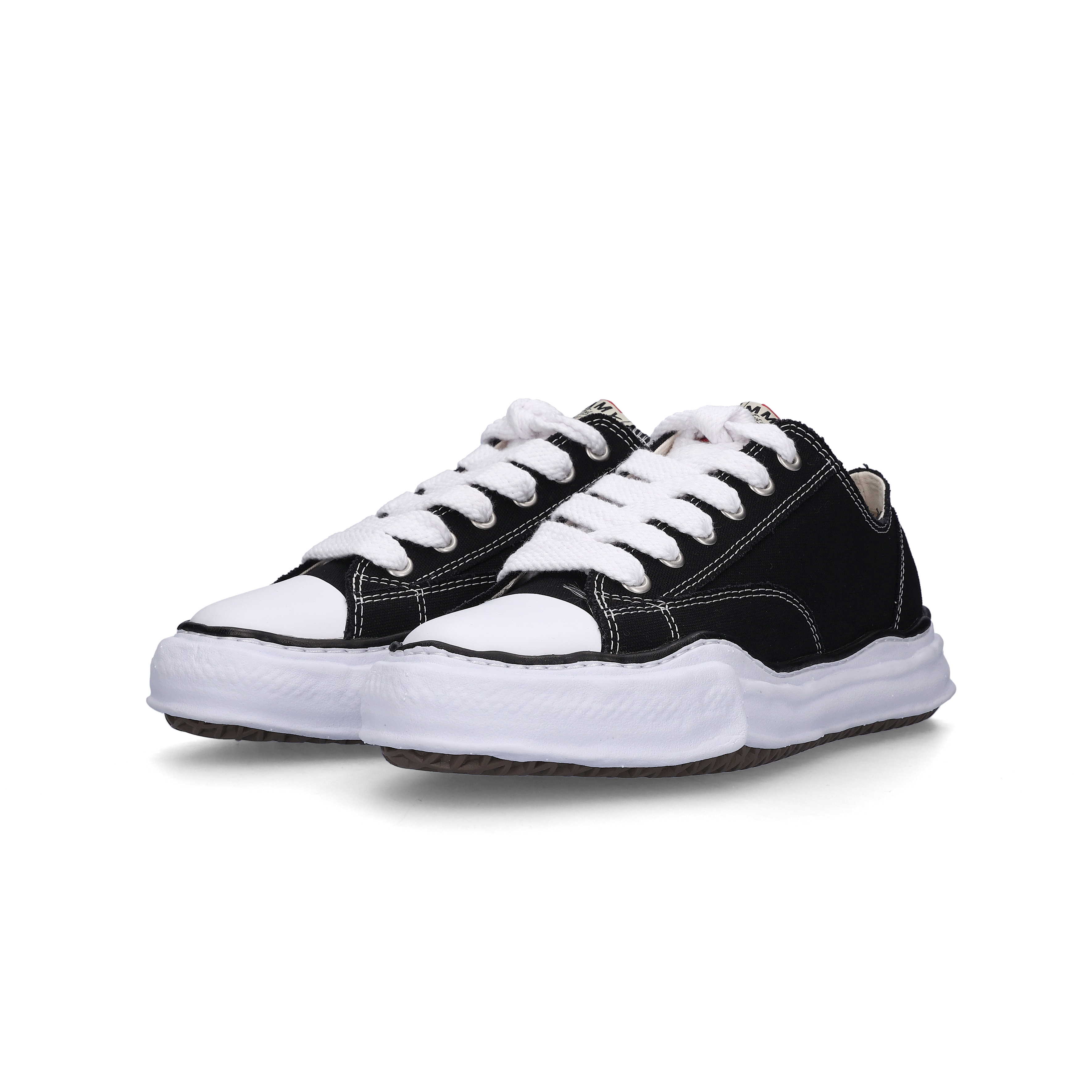 메종 미하라 야스히로 피터슨 OG 솔 캔버스 로우 스니커즈 블랙(Maison Mihara Yasuhiro Peterson OG Sole Canvas Low Sneakers Black)