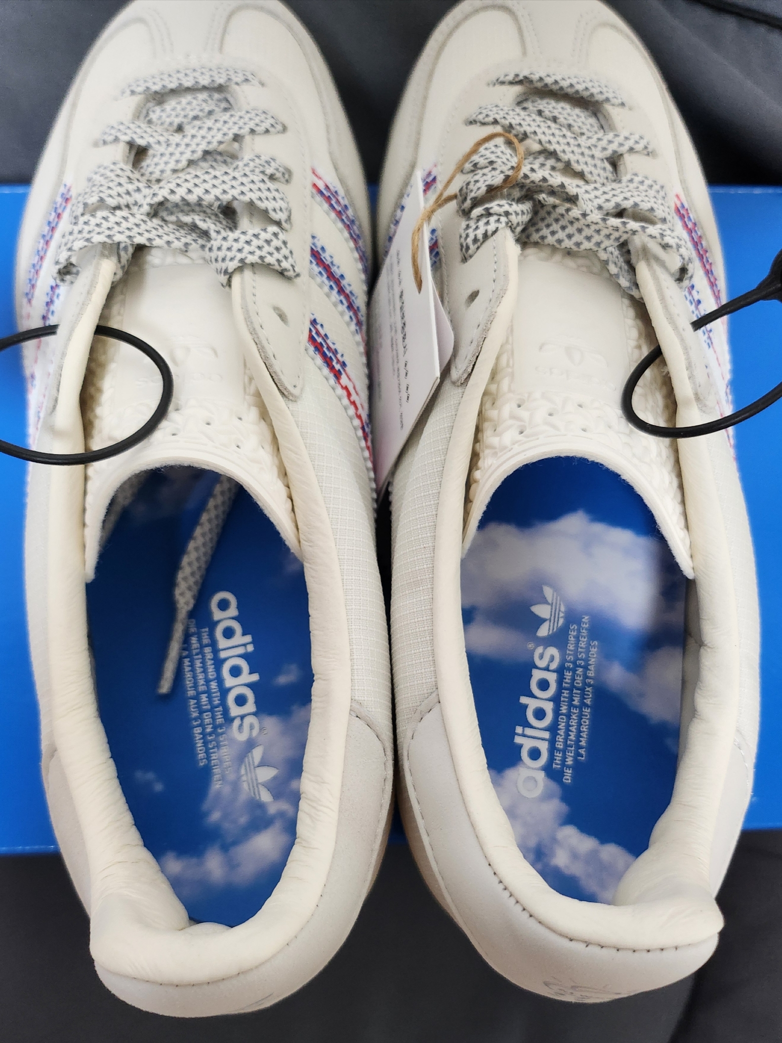 Adidas x Alwayth Gazelle Indoor Core White Supplier Colour 착용 스타일 - 6