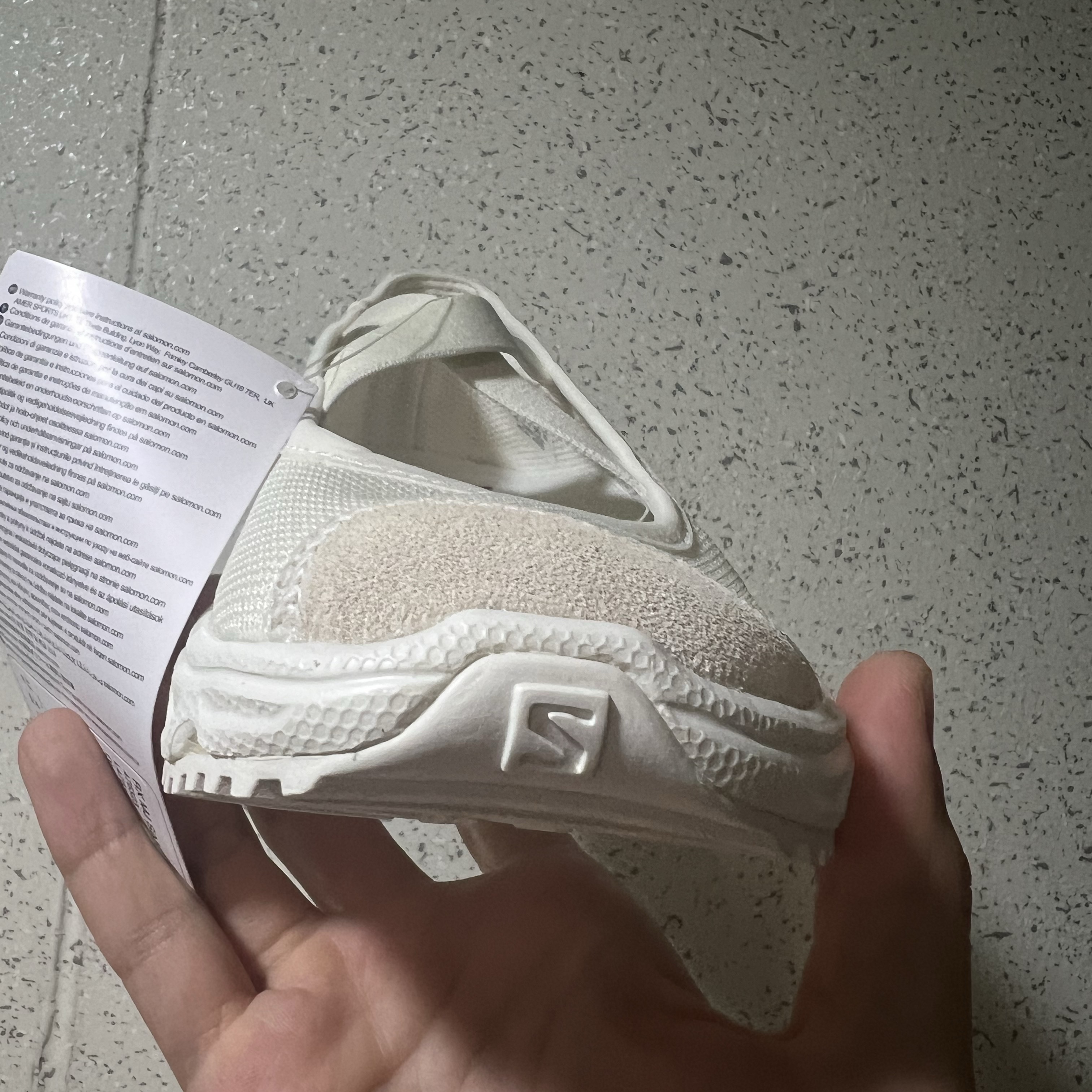Salomon x Sandy Liang RX Marie Jeanne Vanilla Ice 착용 스타일 - 4