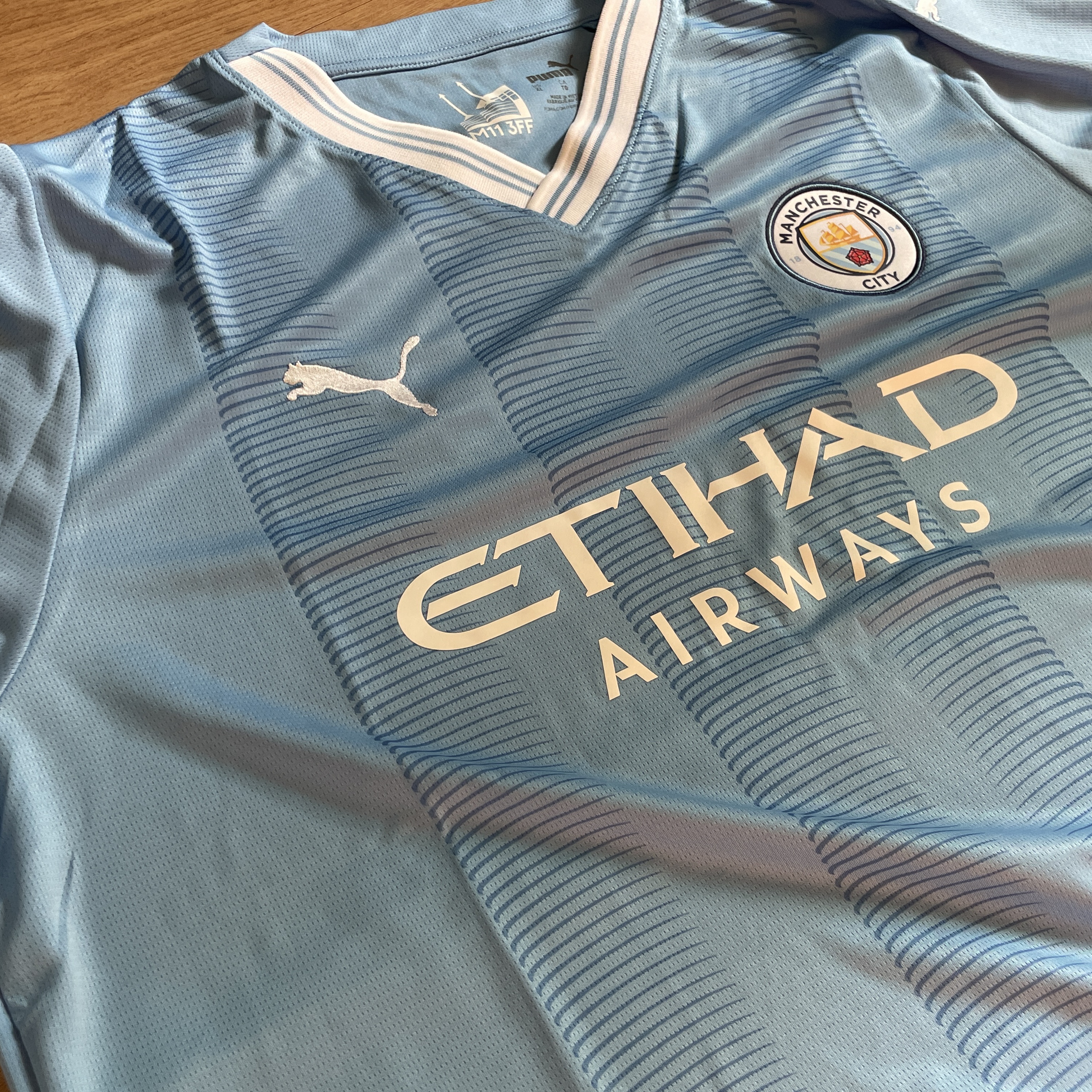 Puma Manchester City 2023/24 Home Jersey Team Light Blue (Non Marking Ver.) 착용 스타일