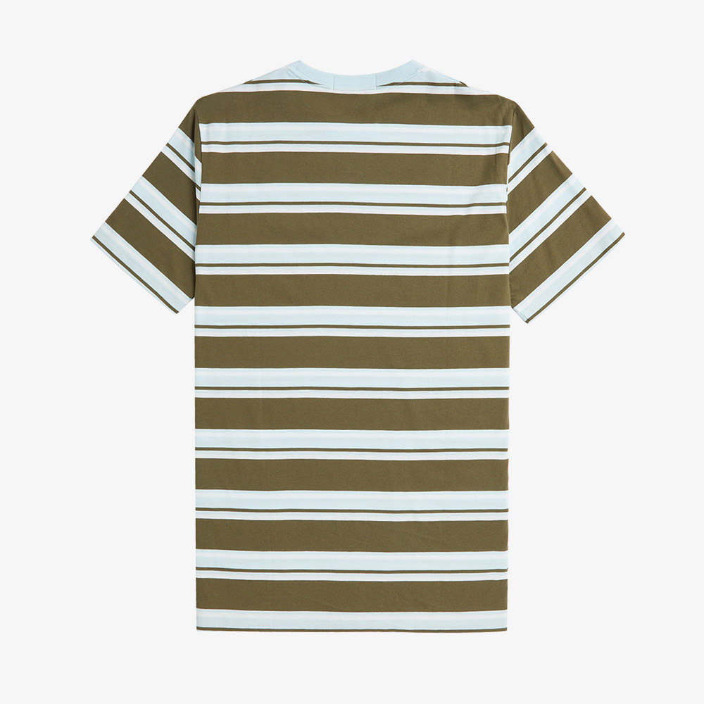 프레드페리 스트라이프 티셔츠 유니폼그린(Fred Perry Stripe T-Shirt Uniform Green/Snow White/Light Ice) - 2