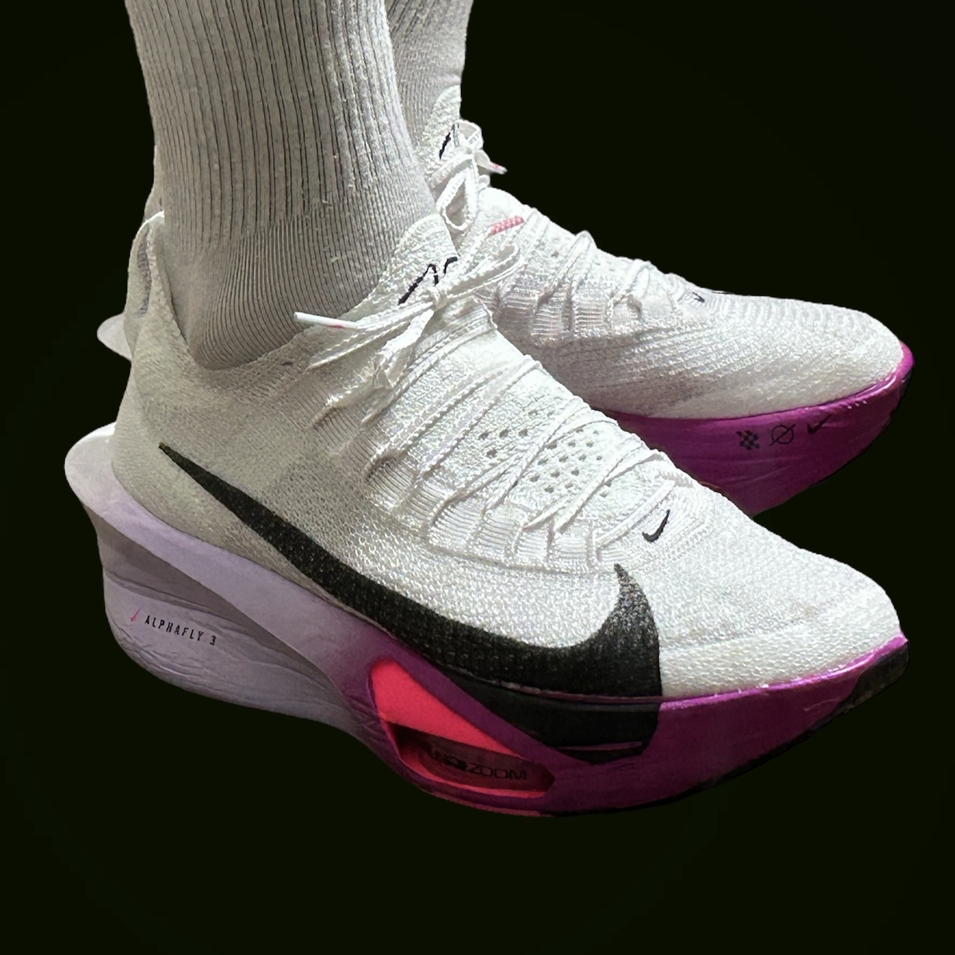 Nike Air Zoom Alphafly Next% 3 Hyper Pink 착용 스타일