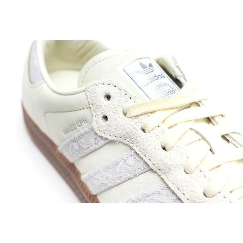 Adidas x Naked Tischtennis White Off White, Adidas x Naked Samba OG White Off White 착용 스타일 - 4