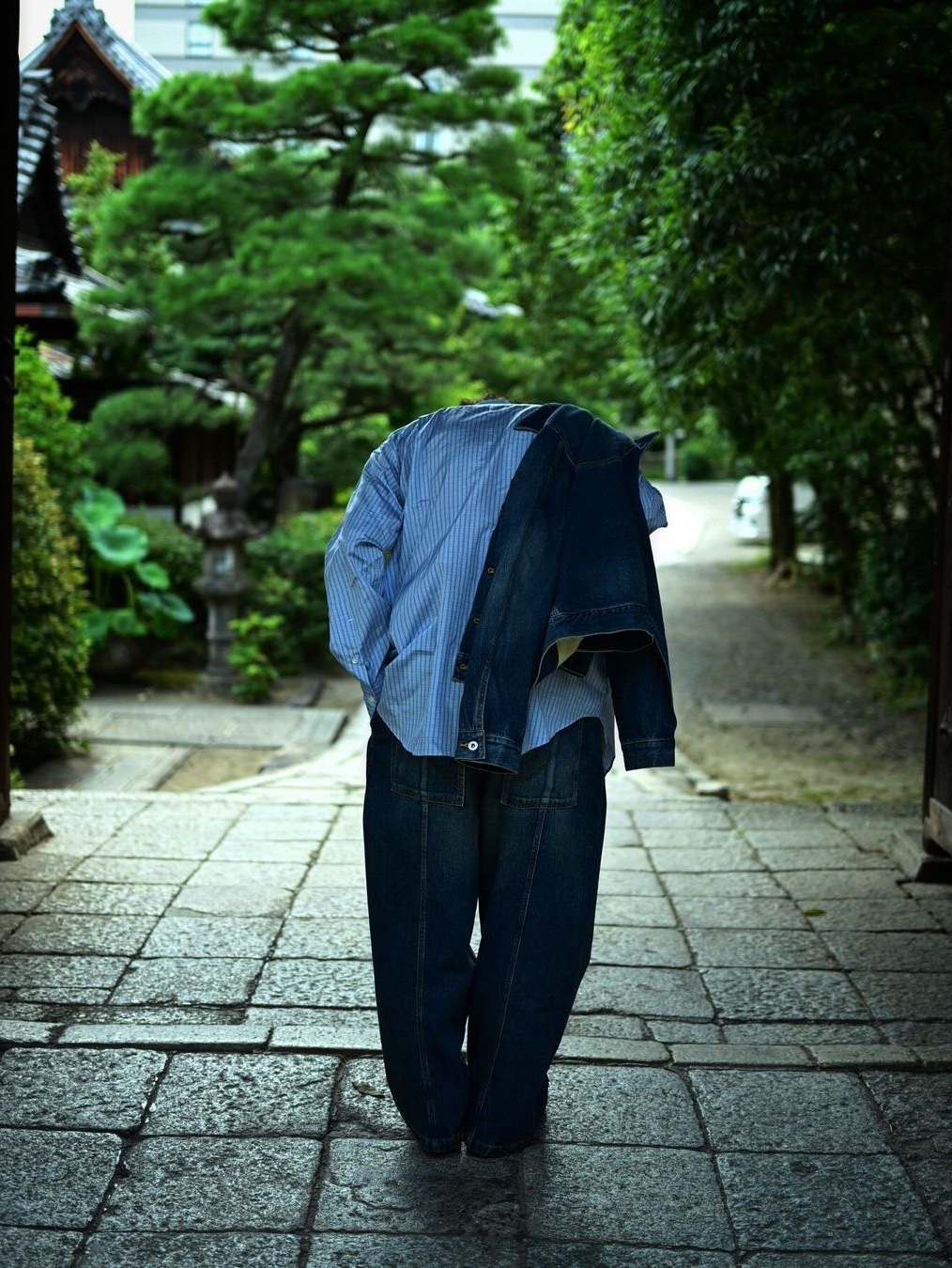 Sage Nation Denim Jiji Jacket Raw Denim, Sage Nation Welt Trouser Denim Raw Denim 착용 스타일 - 3