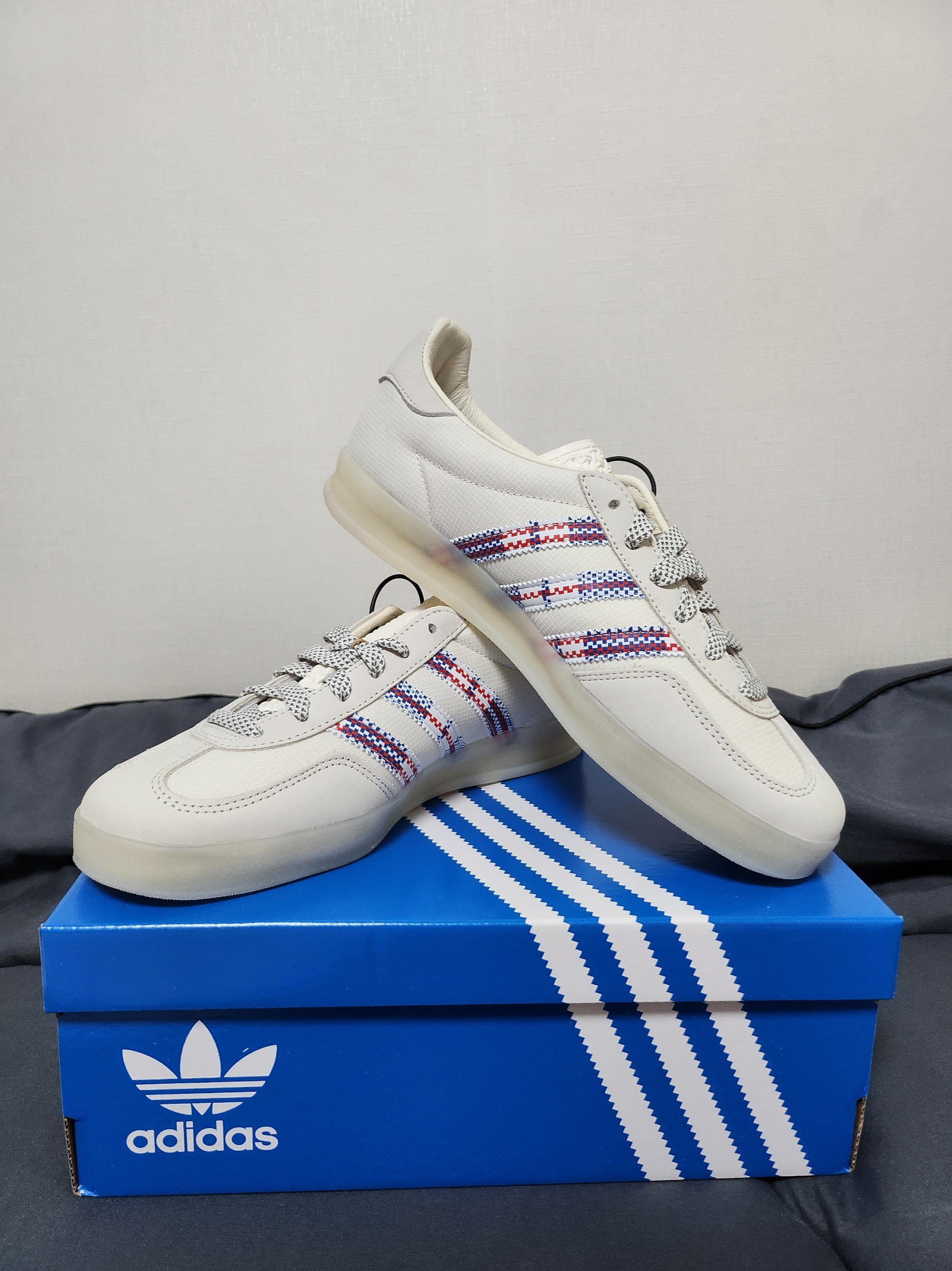 Adidas x Alwayth Gazelle Indoor Core White Supplier Colour 착용 스타일 - 3
