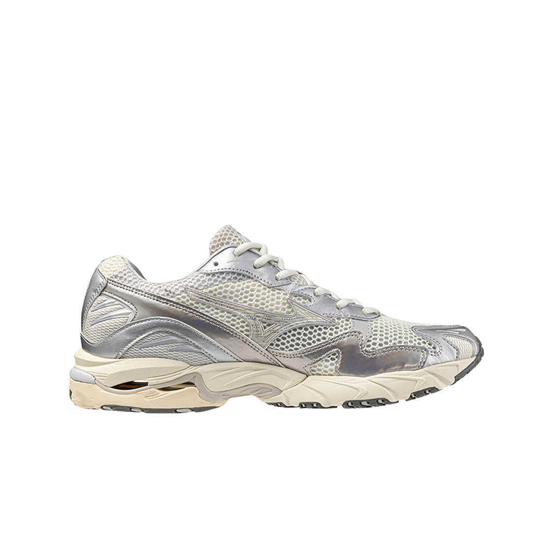 Mizuno Wave Rider 10 Snow White White Sand 상세 이미지 1