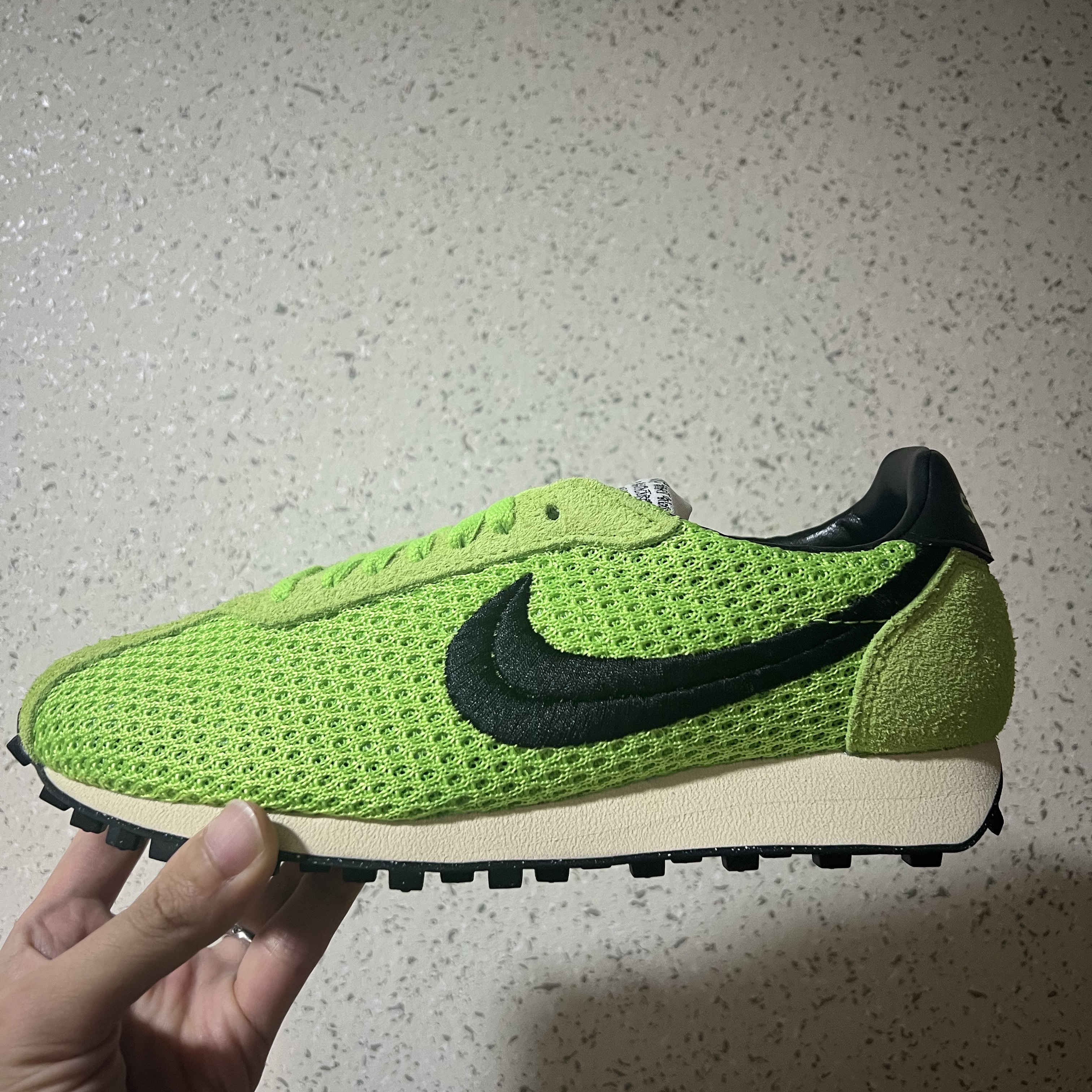 Nike x Stussy LD-1000 SP Action Green and Black 착용 스타일 - 1