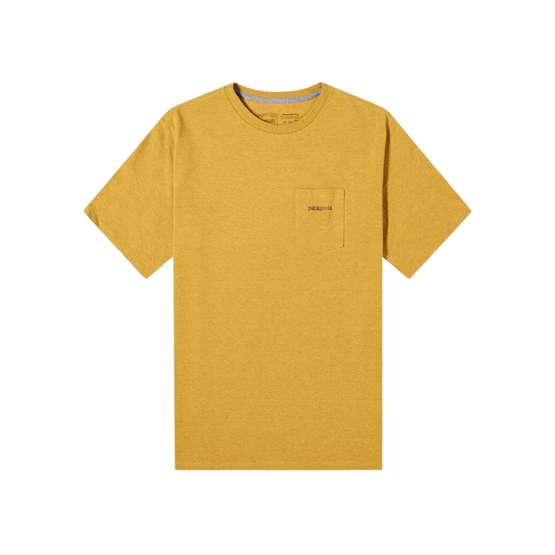 Patagonia Line Logo Ridge Pocket Responsibili-Tee Buckwheat Gold 상세 이미지 1