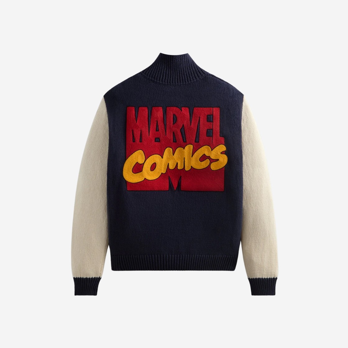 Kith x Marvel Comics Wyona Full Zip Sweater Nocturnal 상세 이미지 1