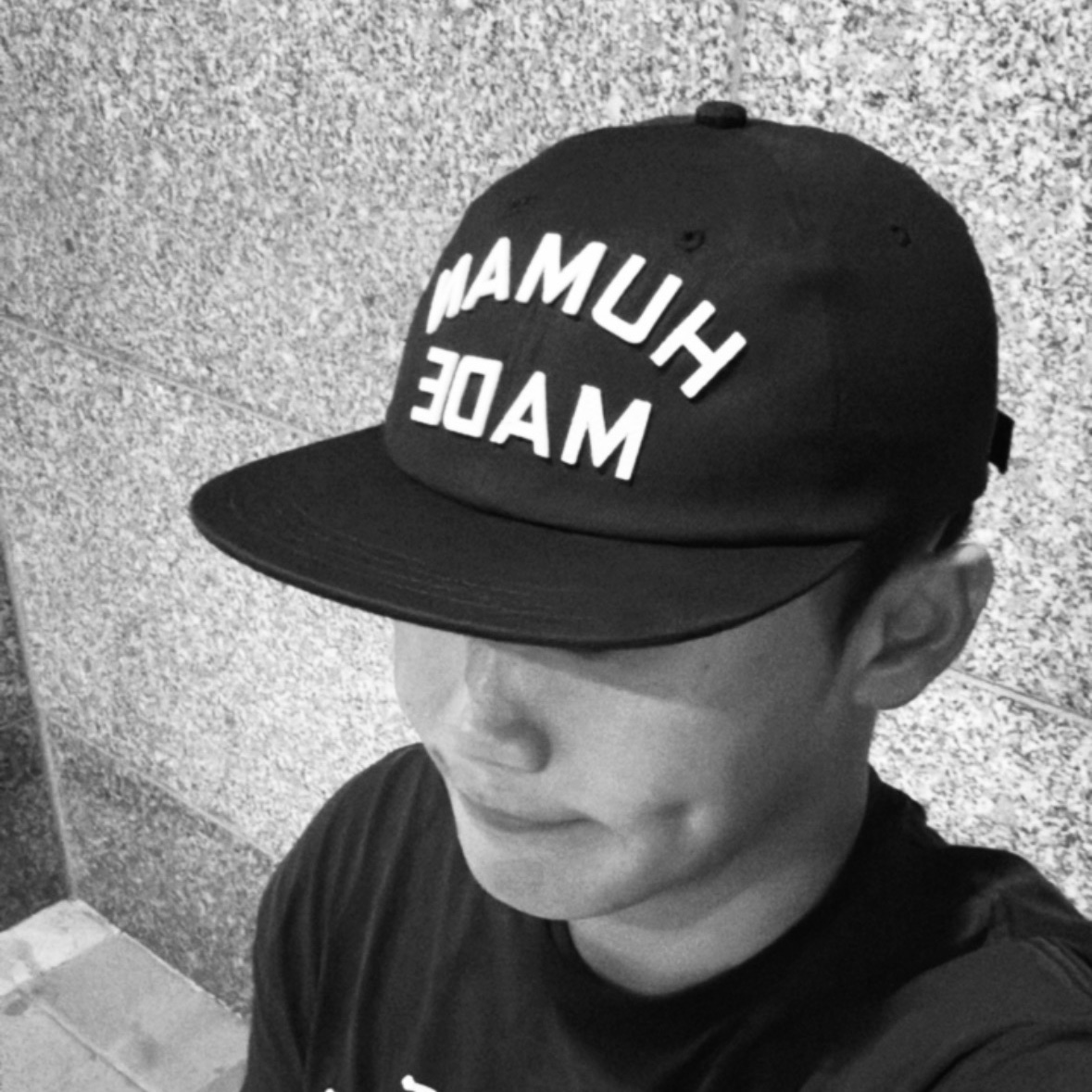 Human Made Baseball Cap Navy, Asics Gel-Kayano 14 Monaco Blue Black 착용 스타일 - 2