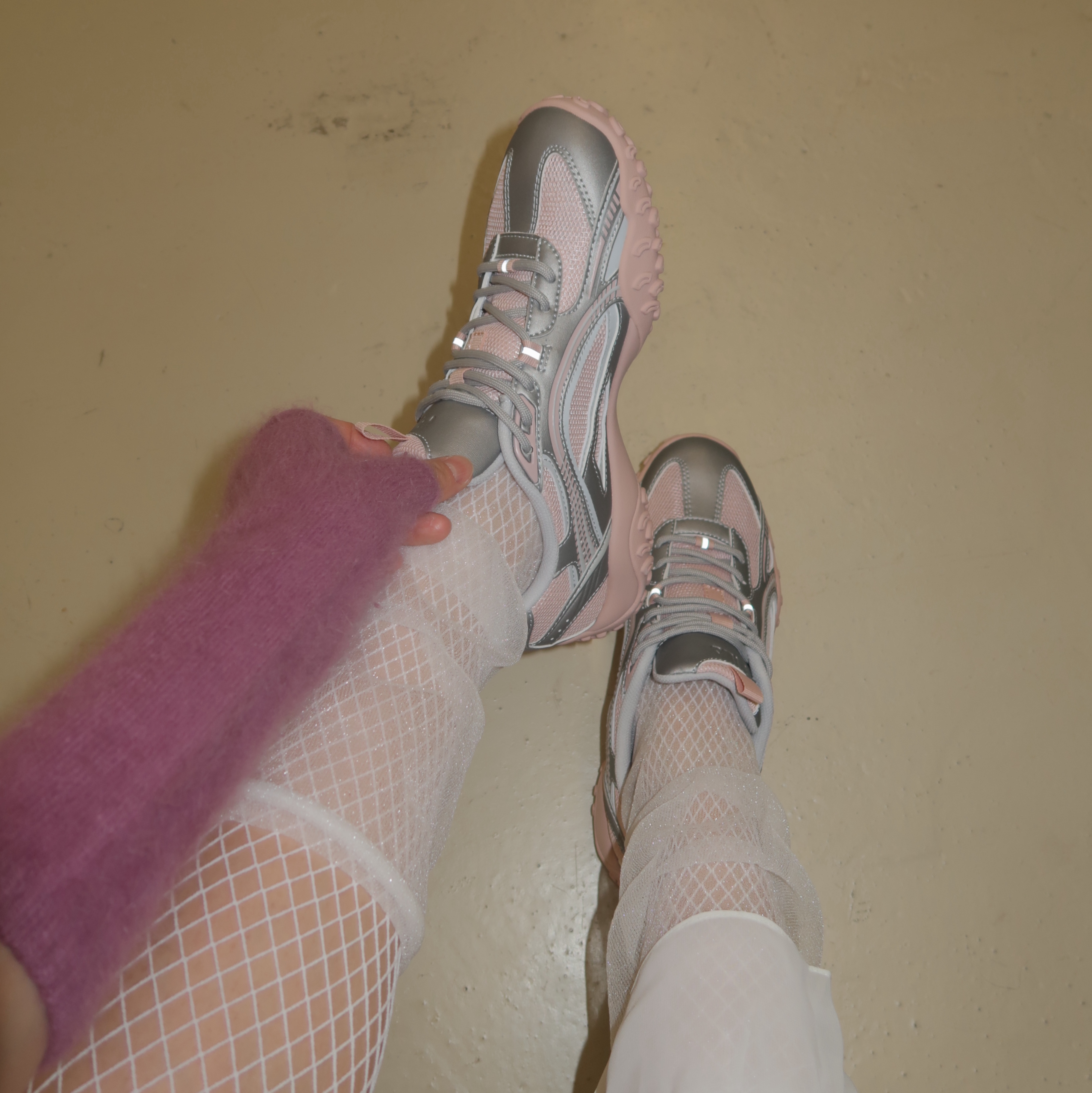 Fila Echappe MS Silver Moon 착용 스타일 - 3