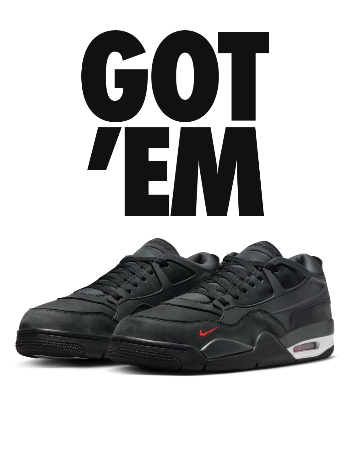Jordan 4 x Nigel Sylvester RM SP Driveway Grey 착용 스타일