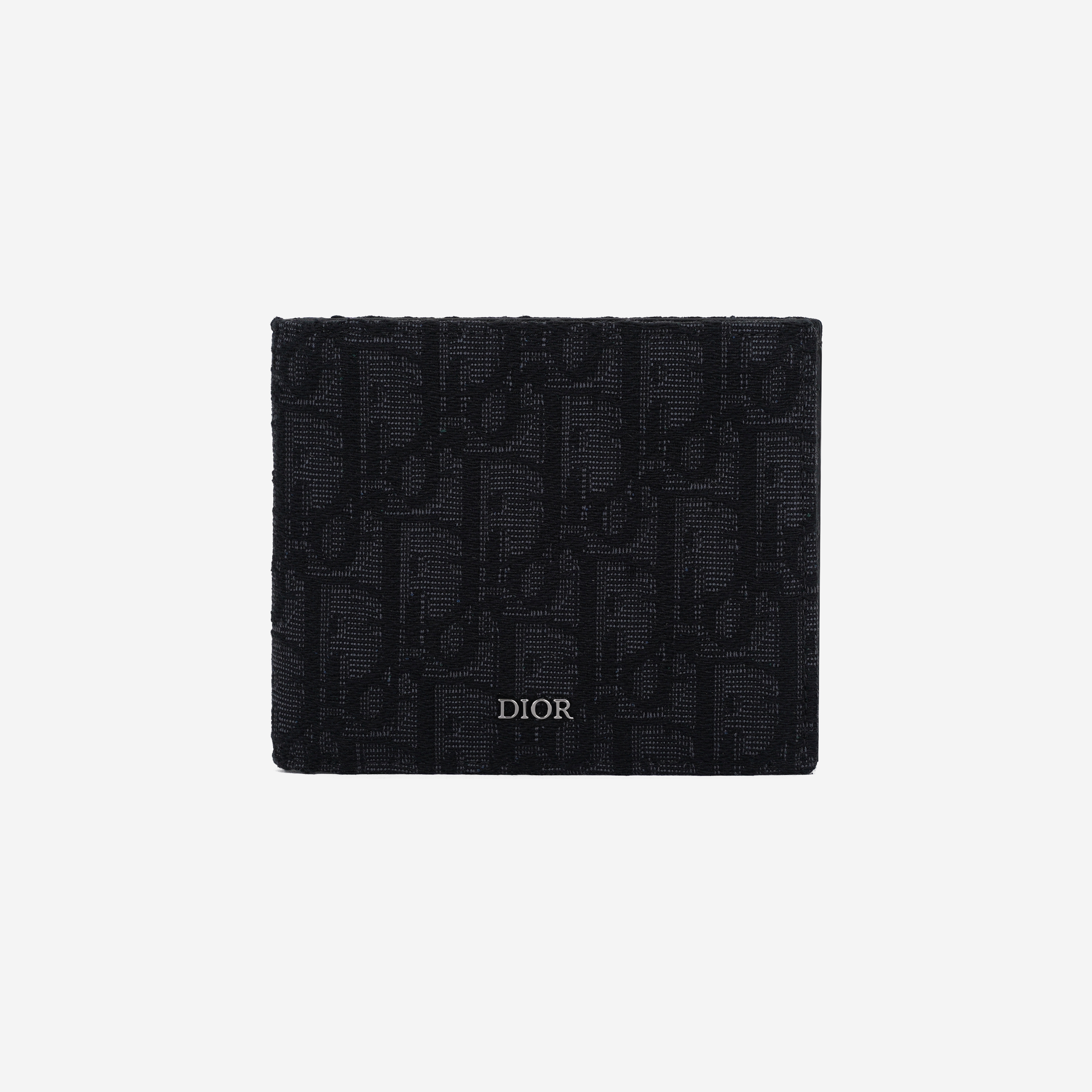 Dior Wallet Black Dior Oblique Jacquard