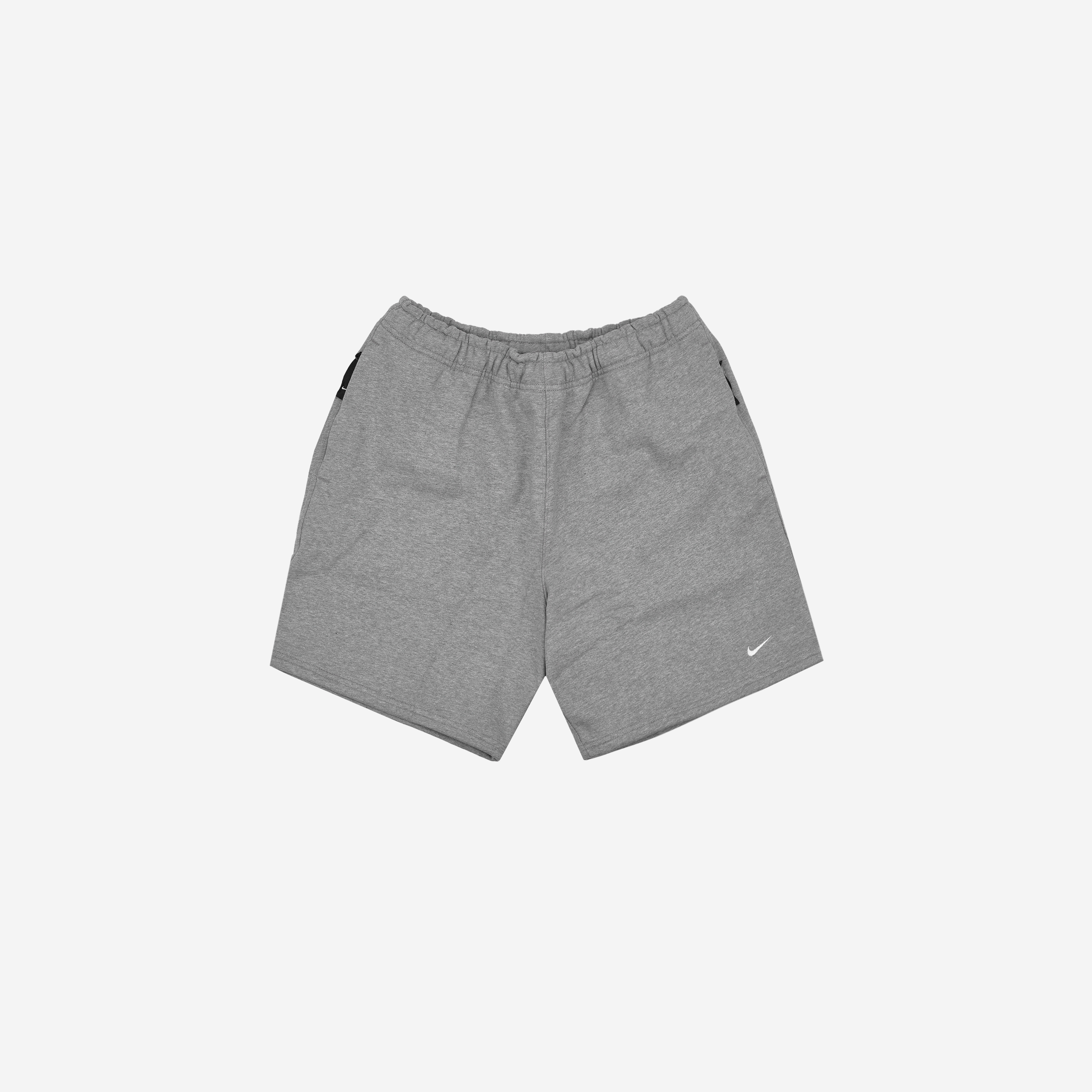Nike NRG Solo Swoosh Fleece Shorts Dark Grey Heather - Asia