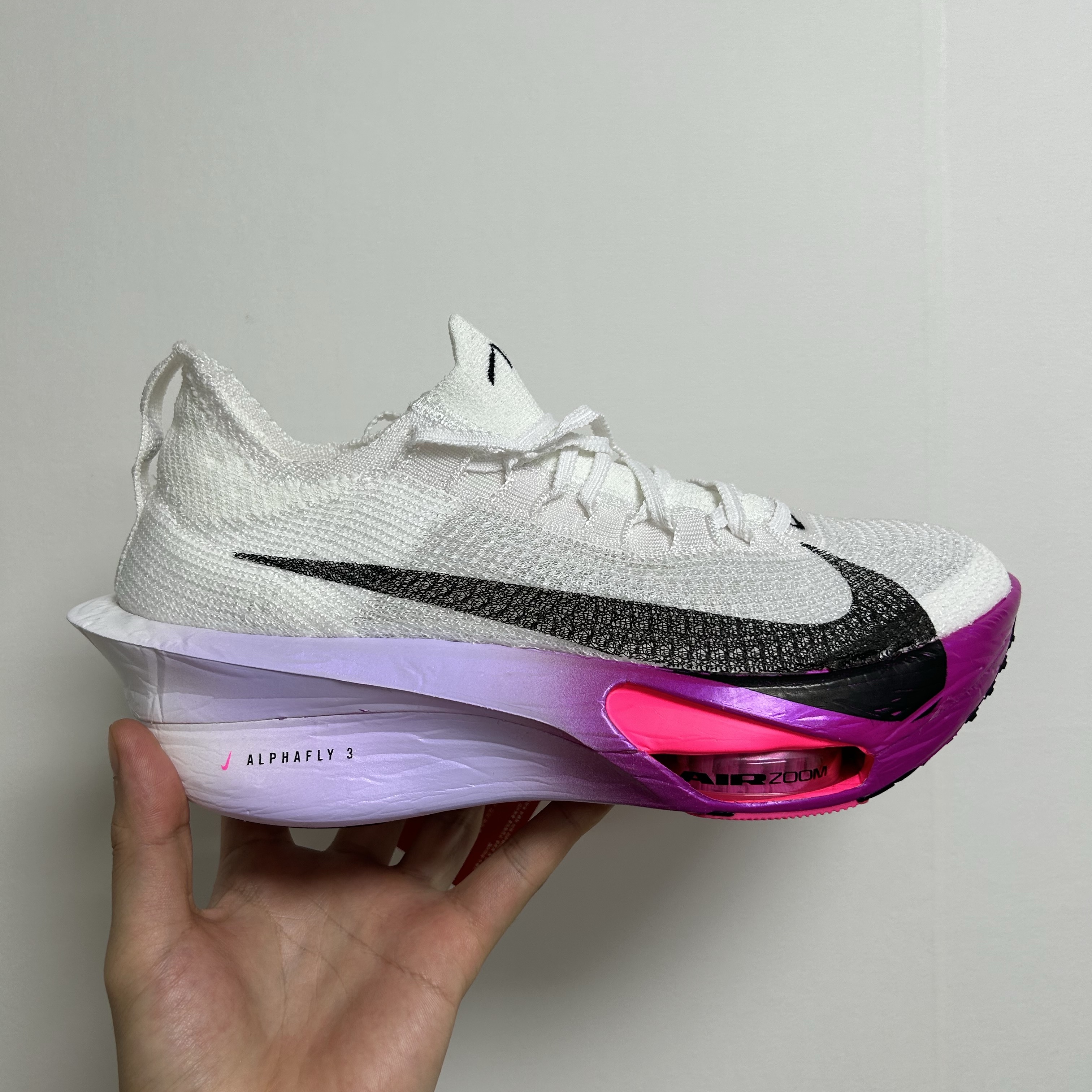 Nike Air Zoom Alphafly Next% 3 Hyper Pink 착용 스타일 - 1