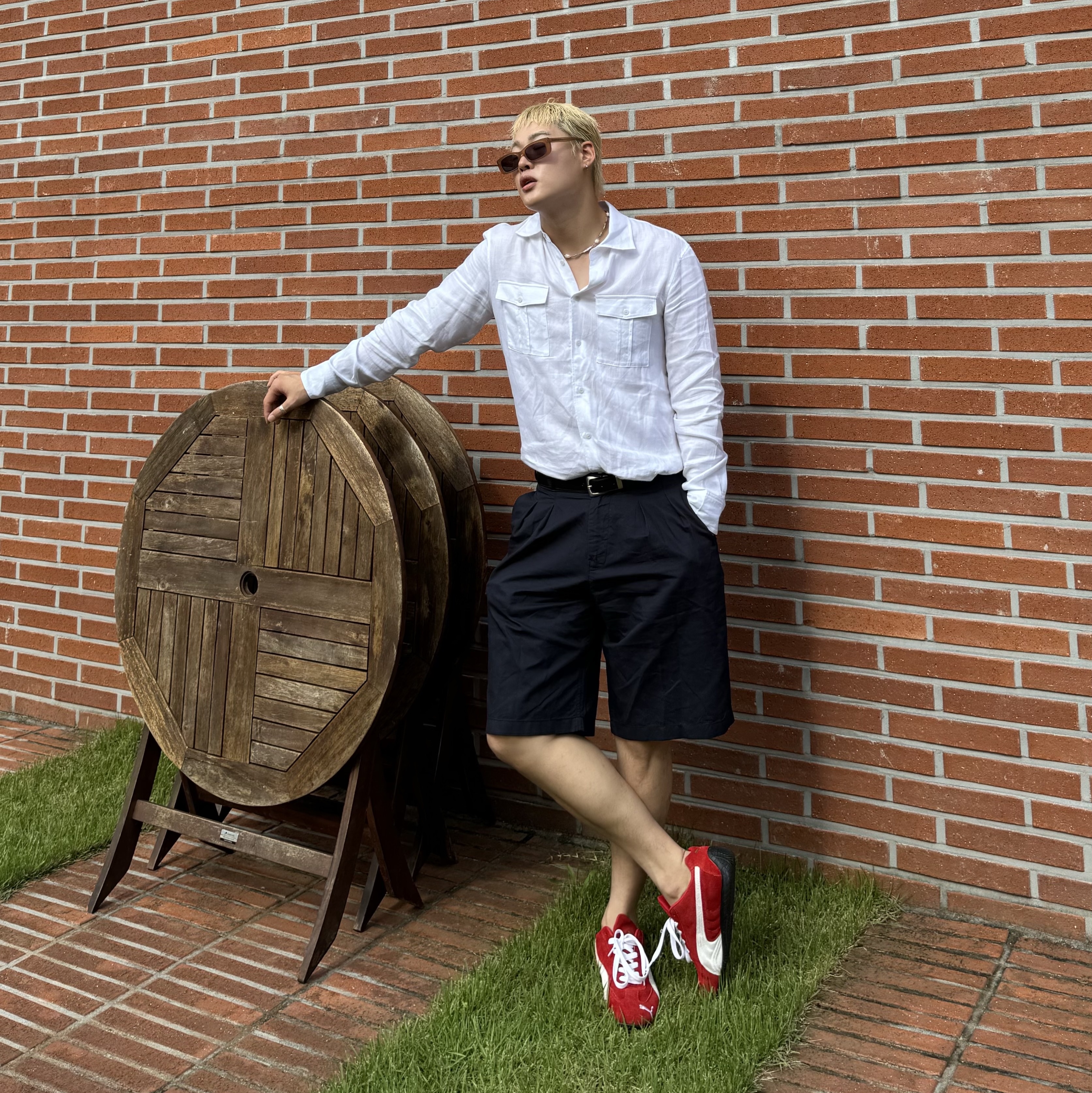 Puma Speedcat OG Red White 착용 스타일
