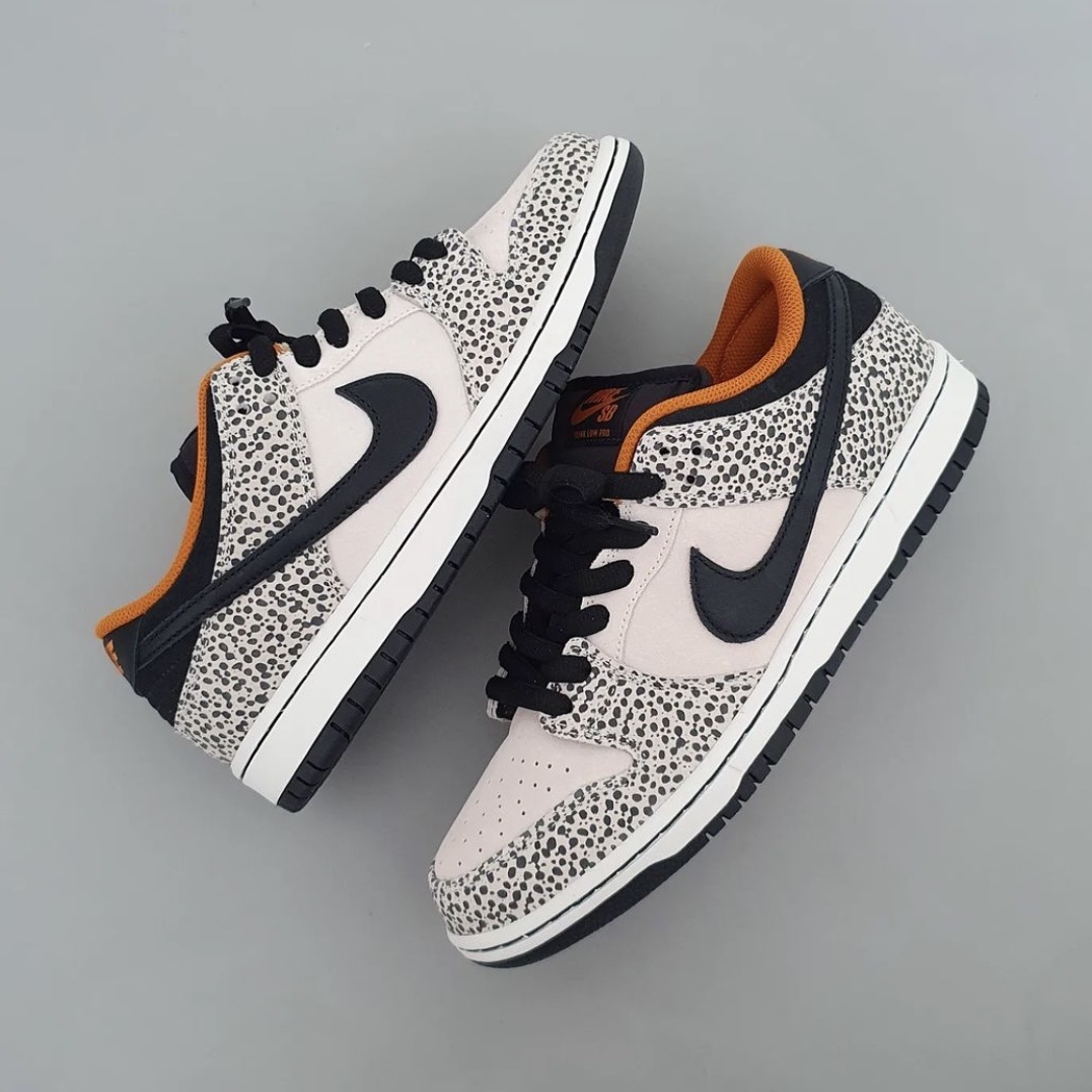 Nike SB Dunk Low Pro Electric Phantom and Black 착용 스타일