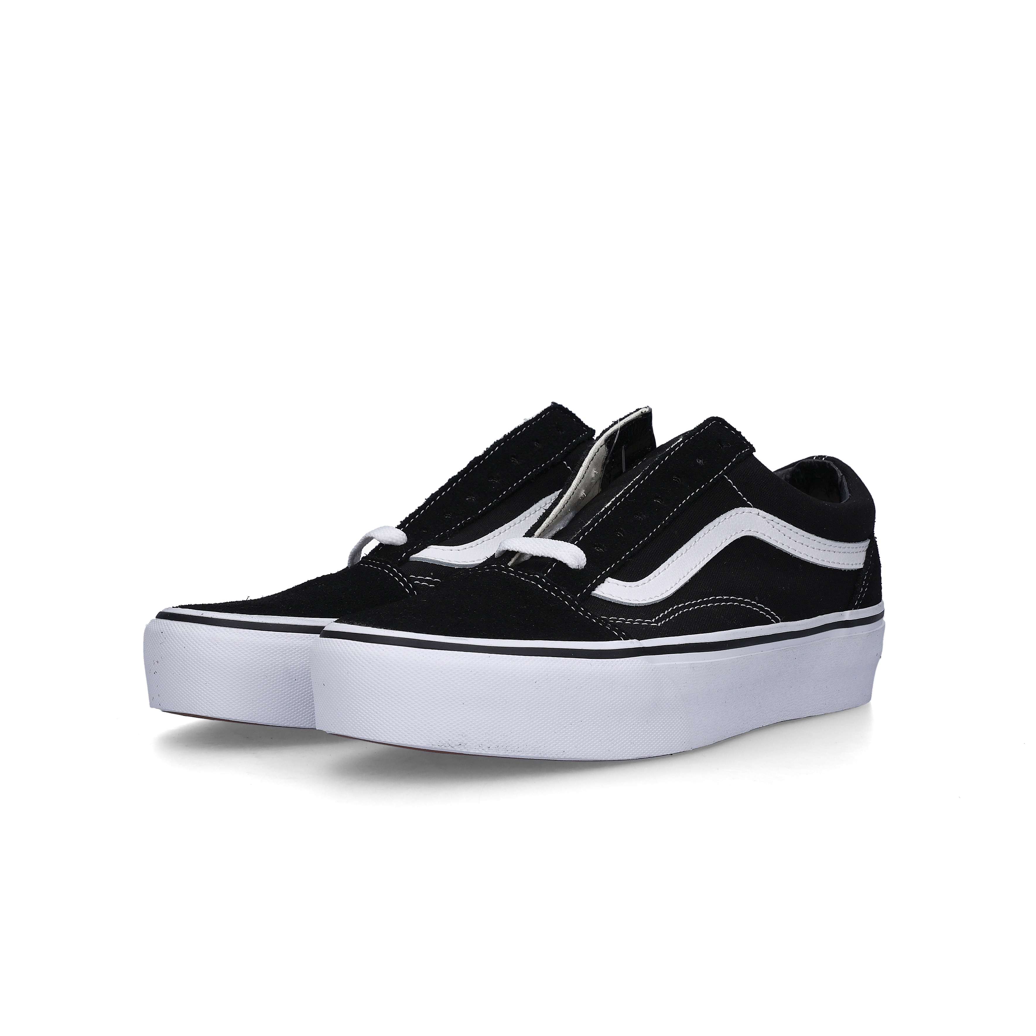 Vans Old Skool Platform Black White