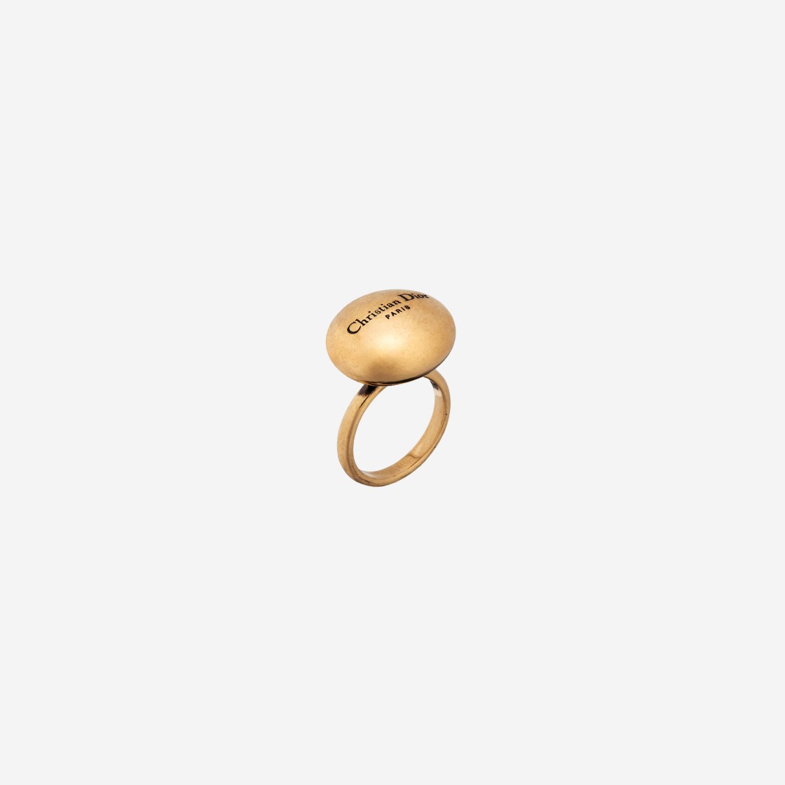 (W) Dior D-Petite Ring Antique Gold-Finish Metal 상세 이미지 2