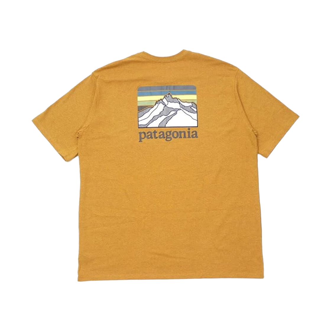 Patagonia Line Logo Ridge Pocket Responsibili-Tee Buckwheat Gold 상세 이미지 2