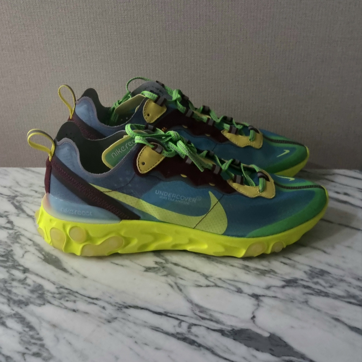 Nike x Undercover React Element 87 Lakeside 착용 스타일